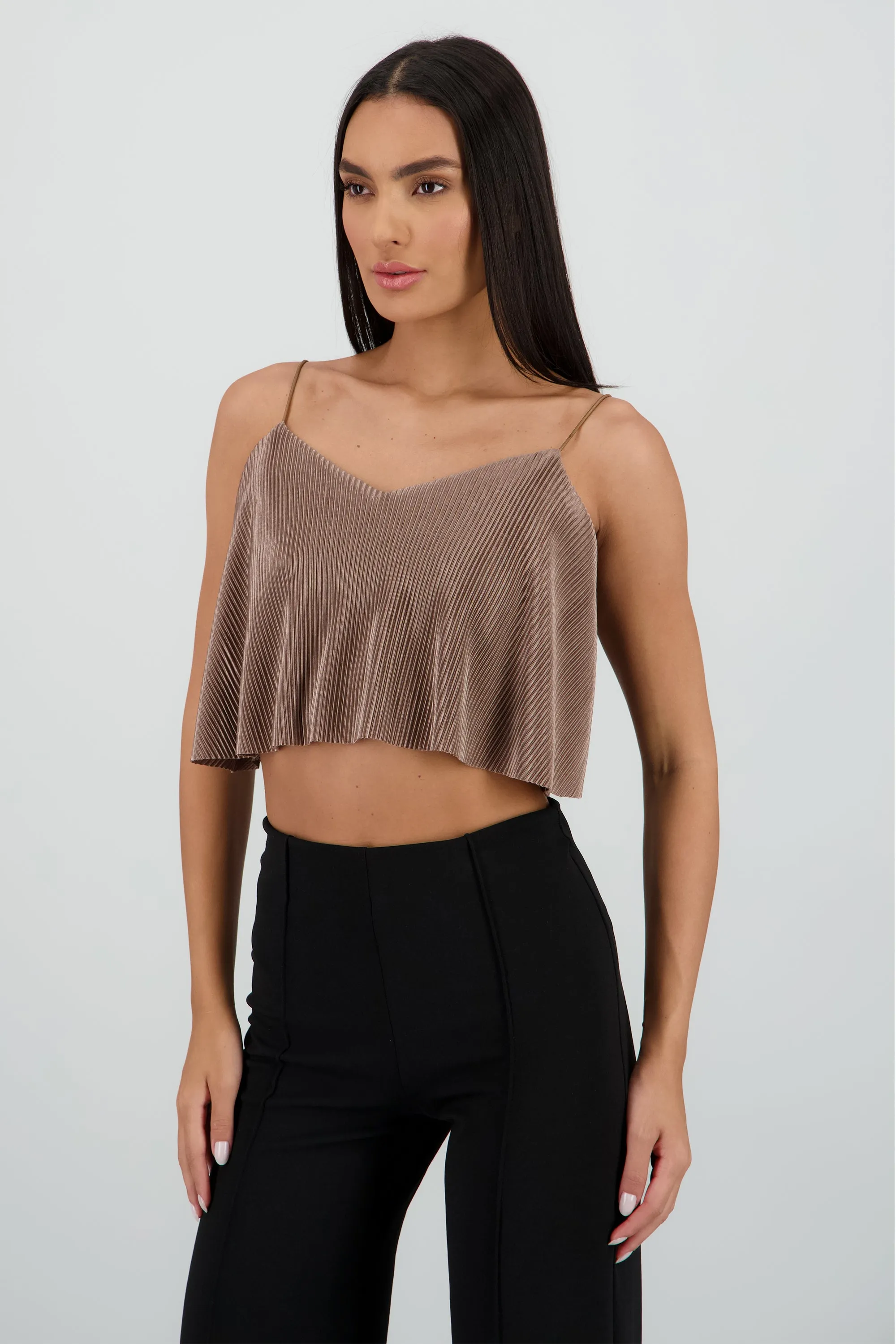 Top Crop Tejido Plisado Tirantes sold by Shasa product image thumbnail 3