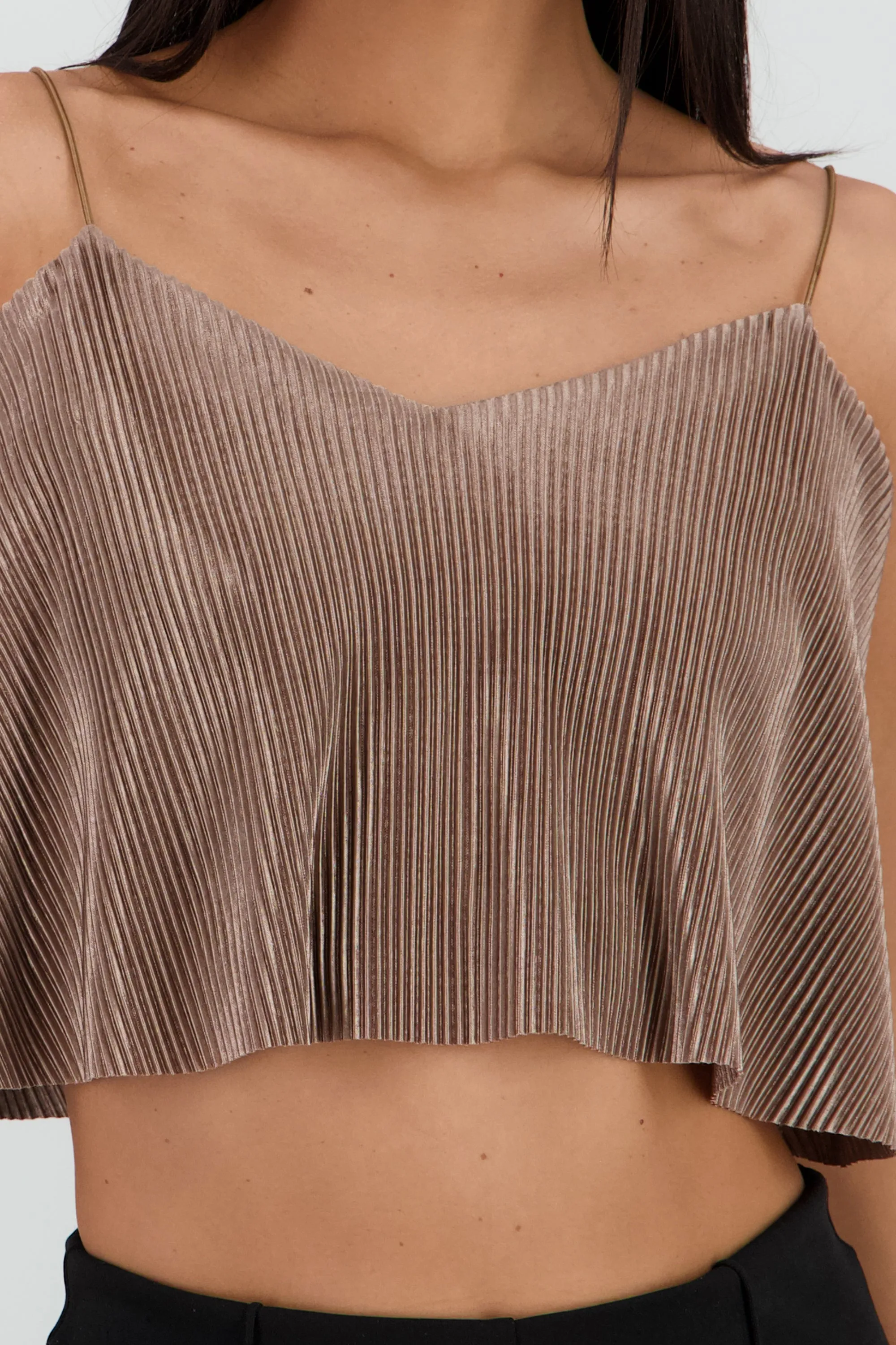 Top Crop Tejido Plisado Tirantes sold by Shasa product image thumbnail 5