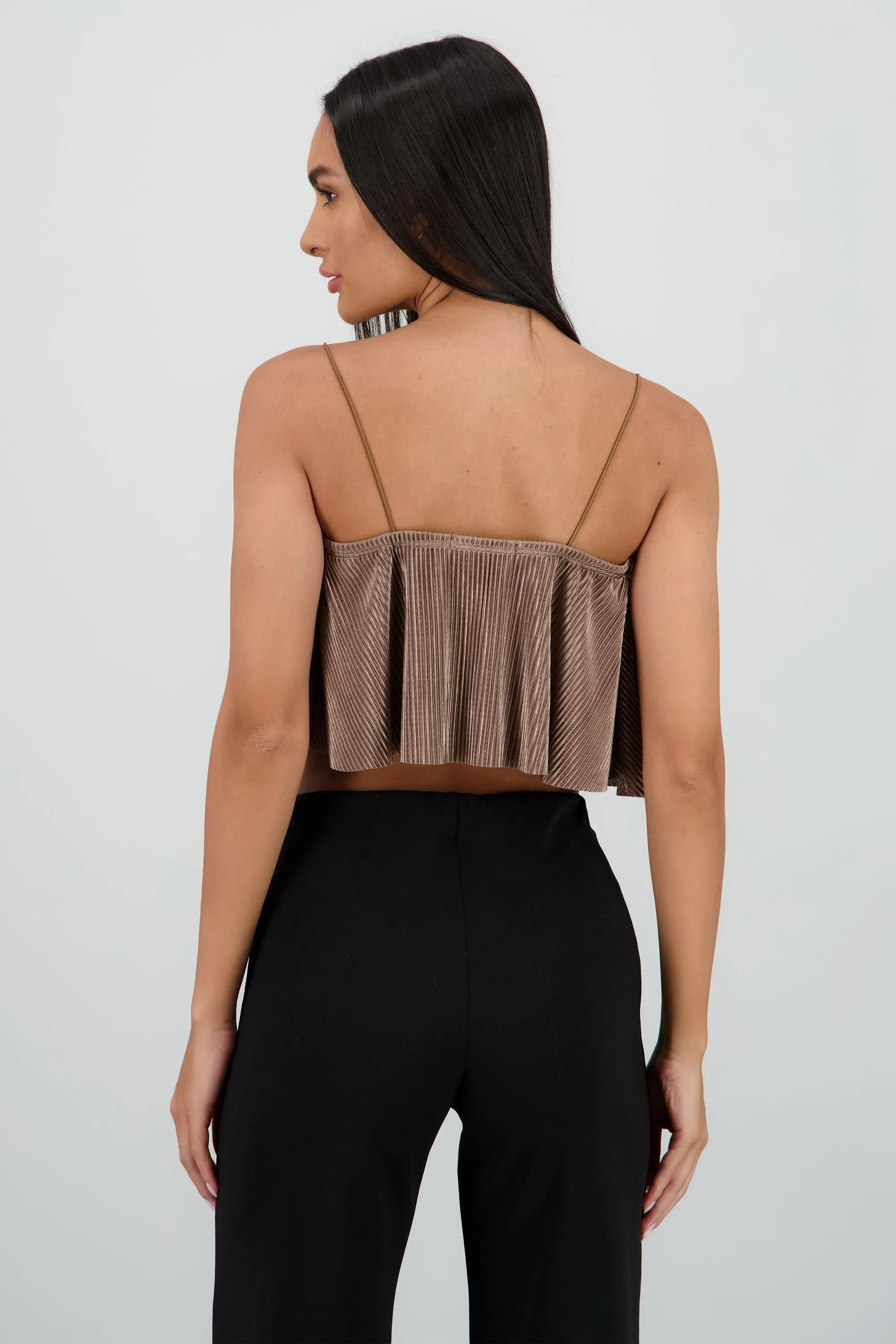 Top Crop Tejido Plisado Tirantes sold by Shasa product image thumbnail 4