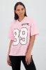 Playera oversize estampado numero sold by Shasa