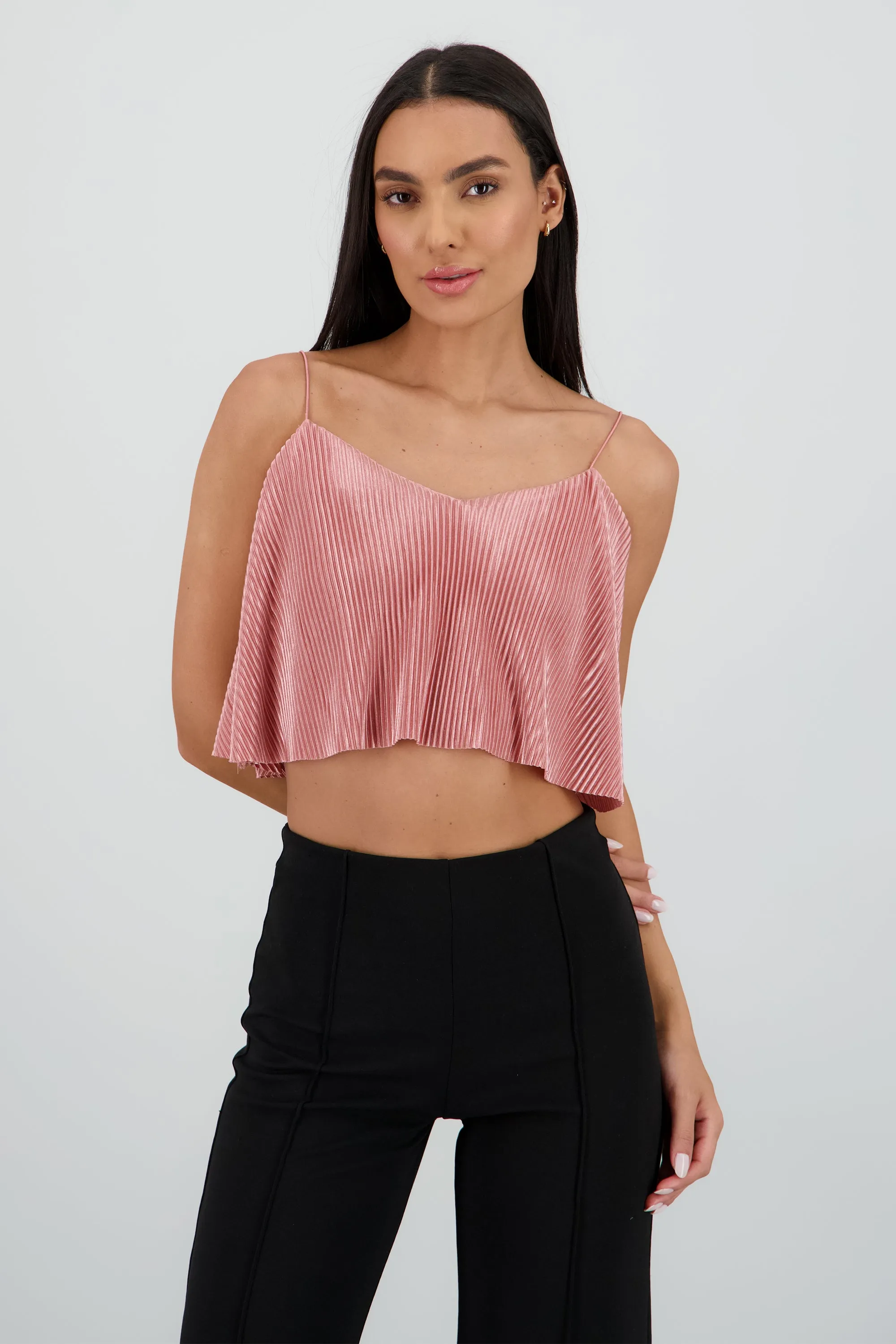 Top Crop Tejido Plisado Tirantes sold by Shasa