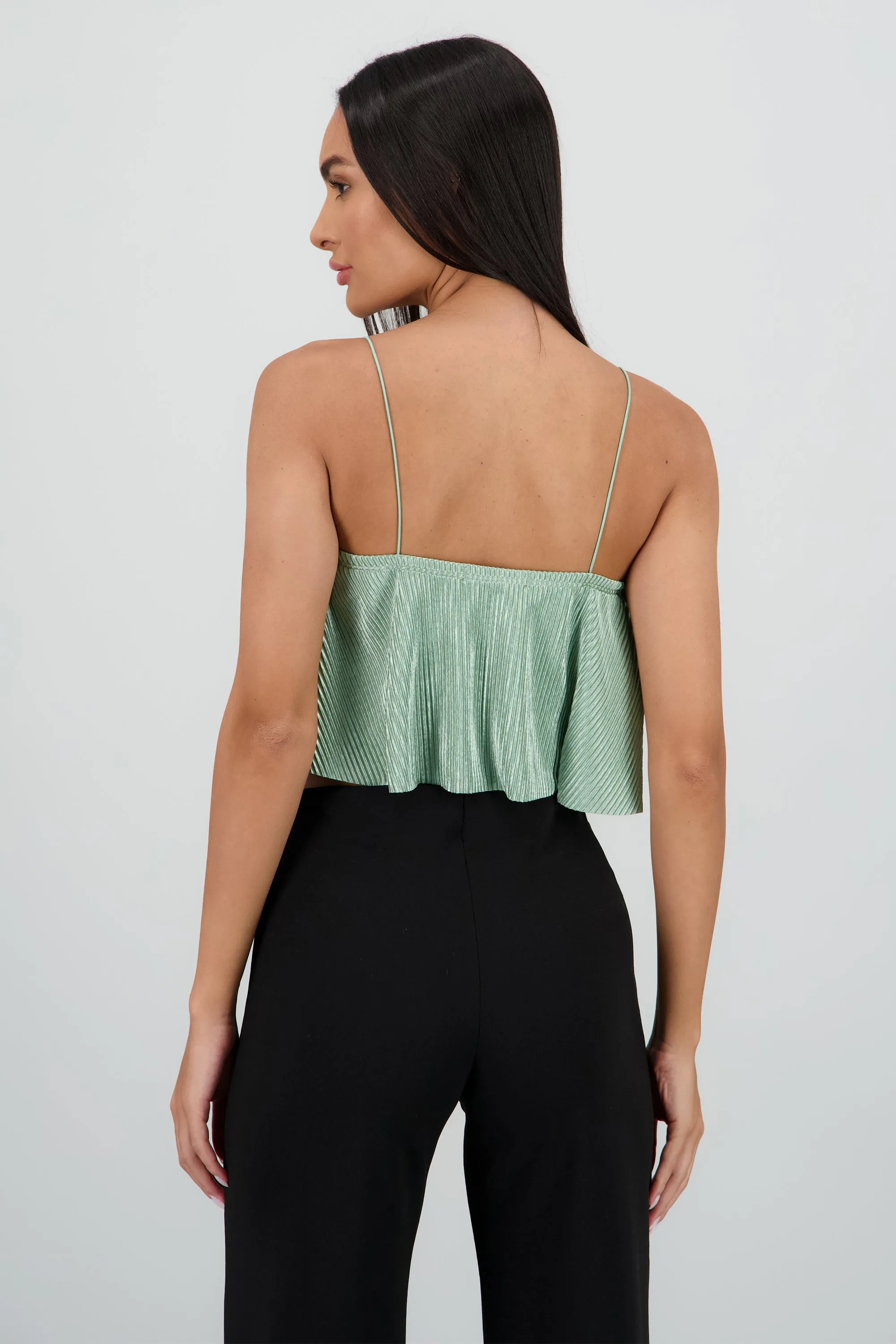 Top Crop Tejido Plisado Tirantes sold by Shasa product image thumbnail 4