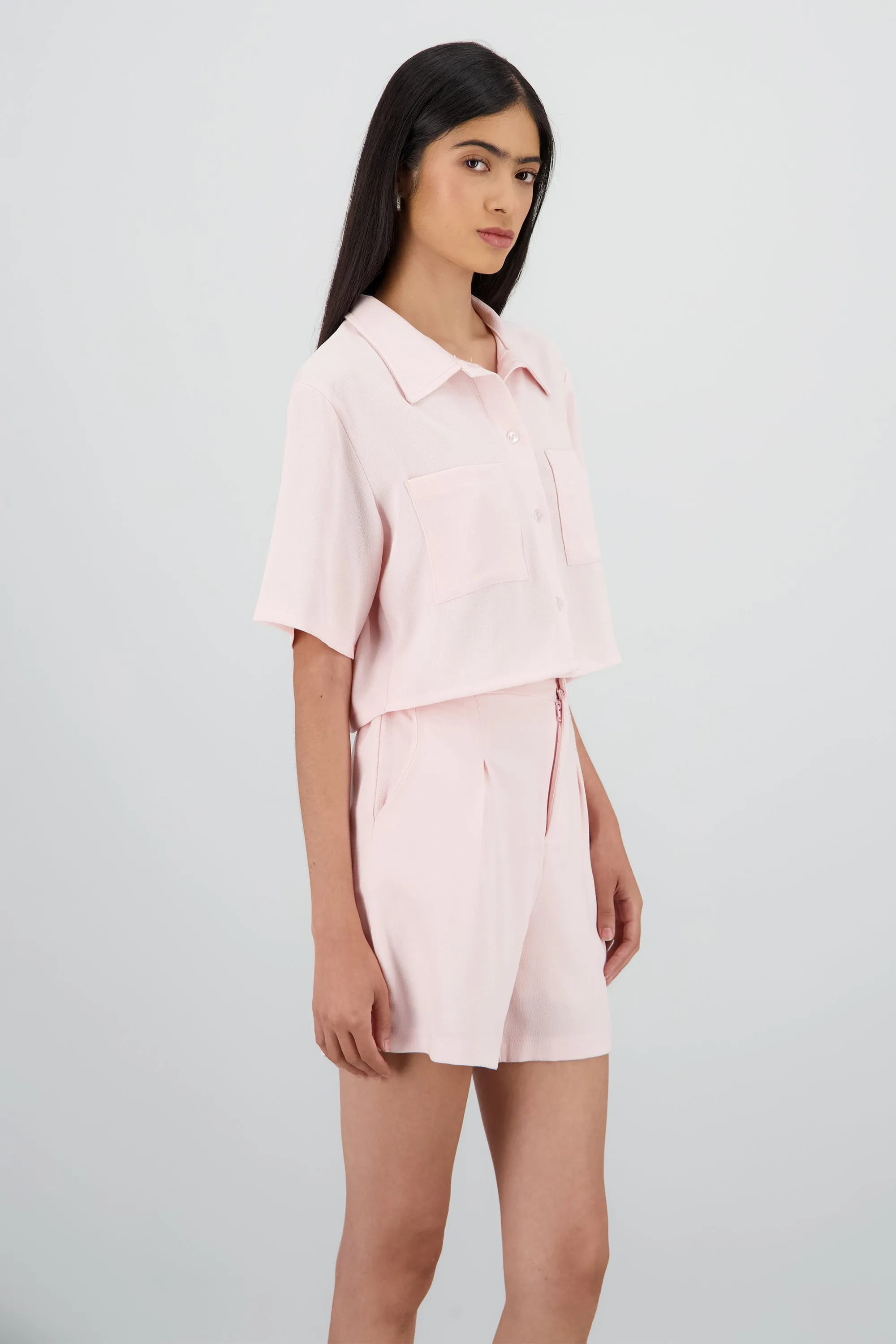 Camisa crop detalle bolsas sold by Shasa product image thumbnail 3