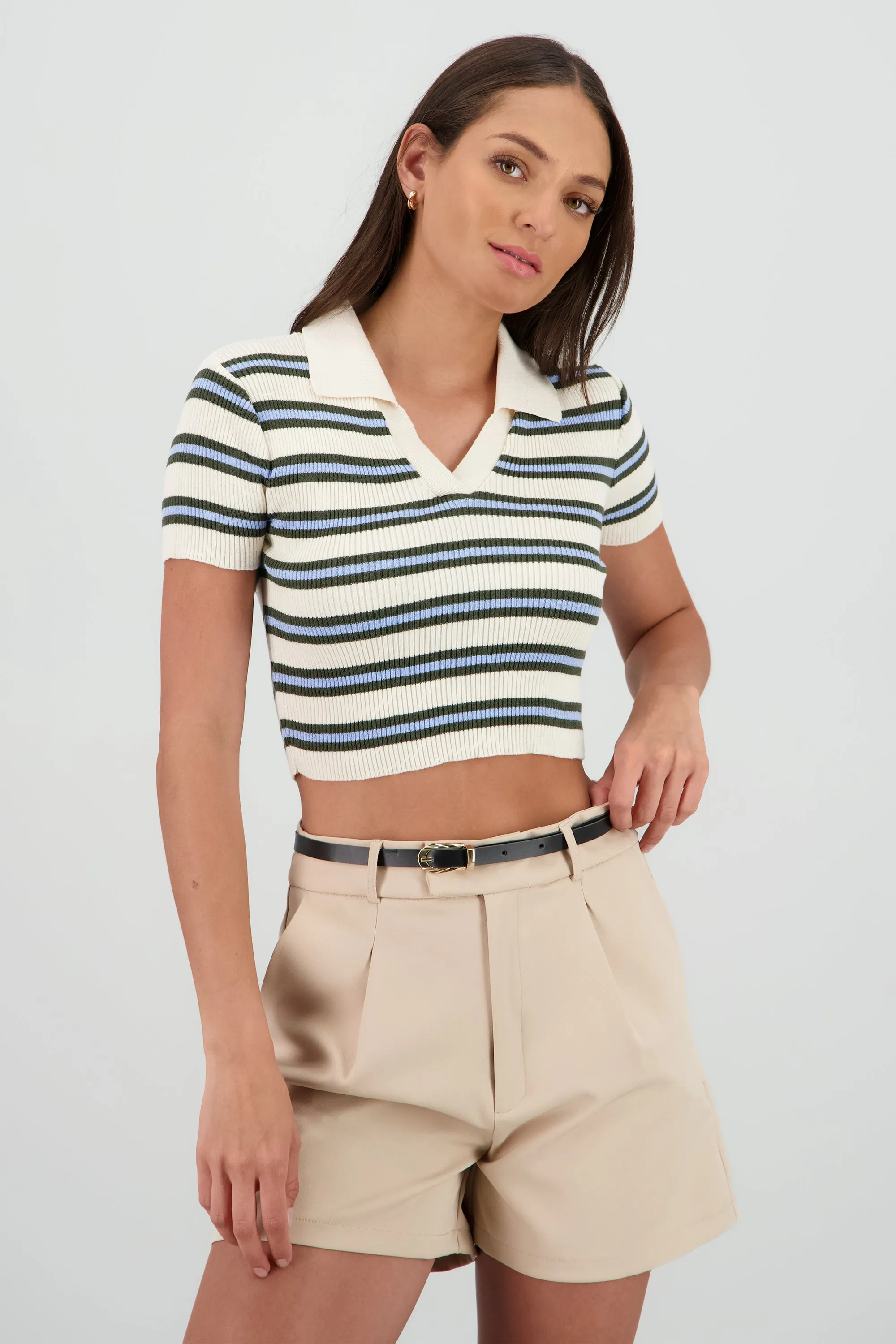 Top cuello polo lineas sold by Shasa