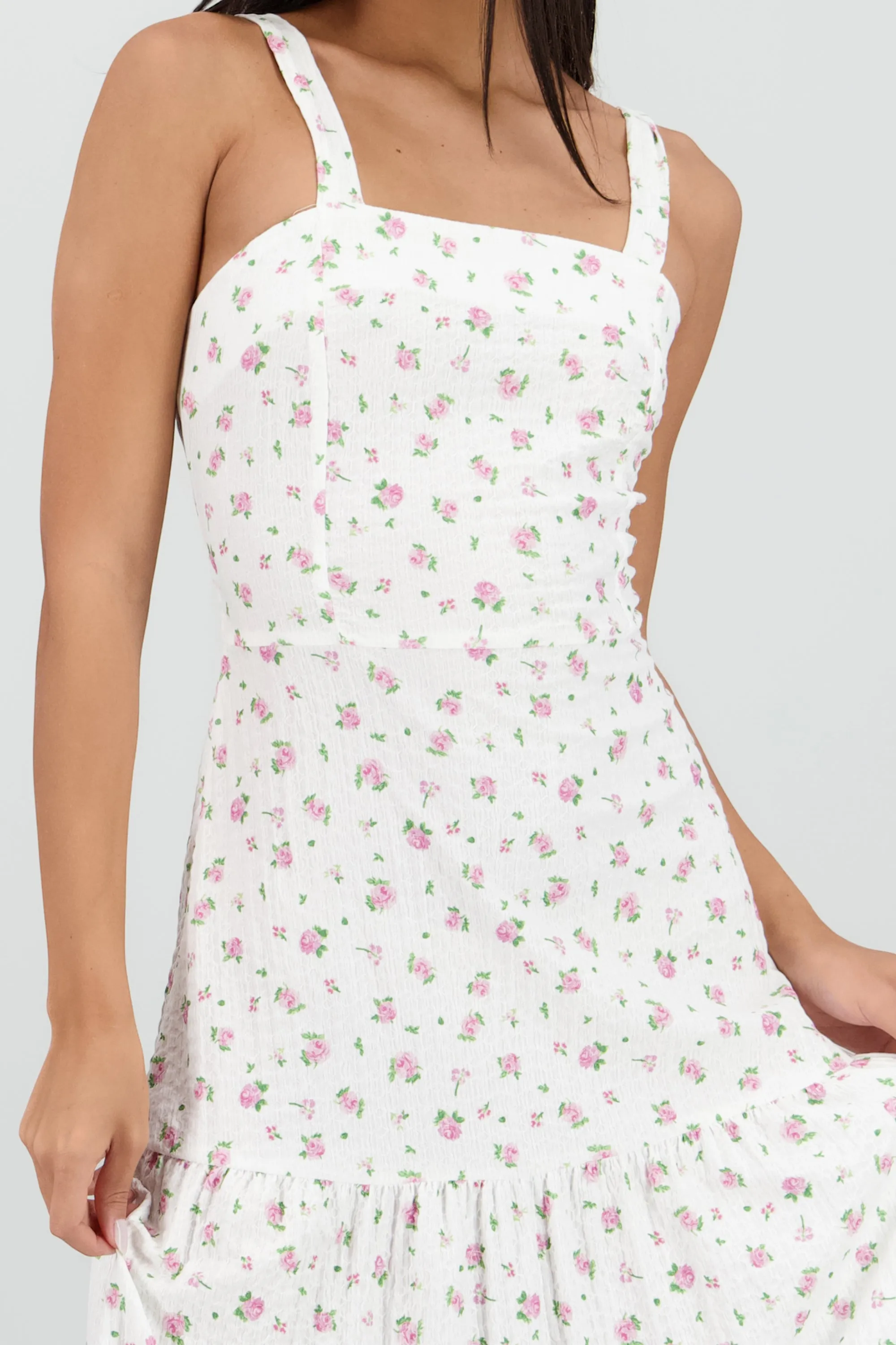 Vestido midi tirantes estampado flores sold by Shasa product image thumbnail 5