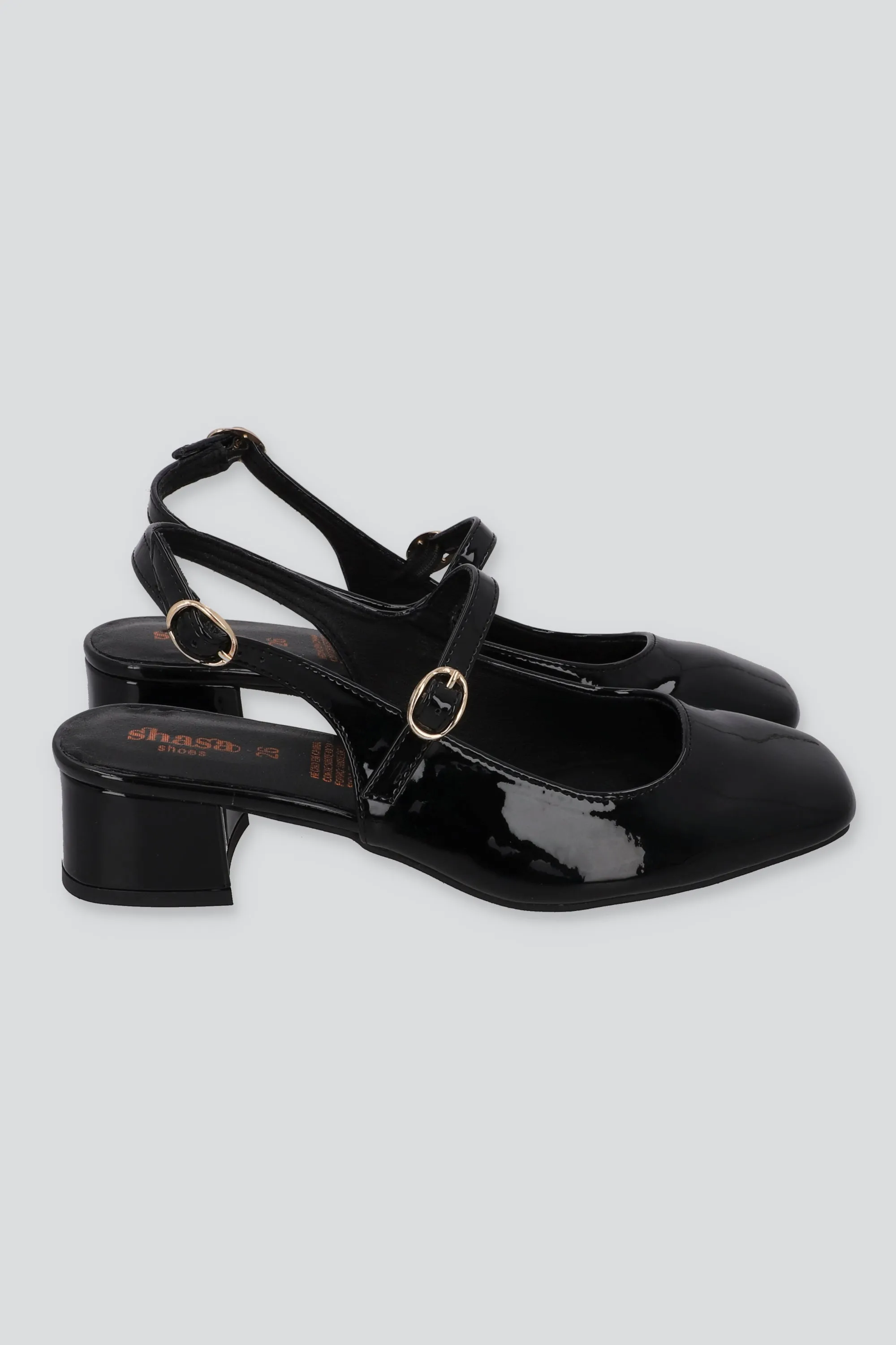 Tacón mini mary jane sling back charol sold by Shasa product image thumbnail 3