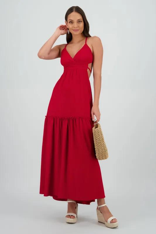 Vestido maxi espalda escote sold by Shasa