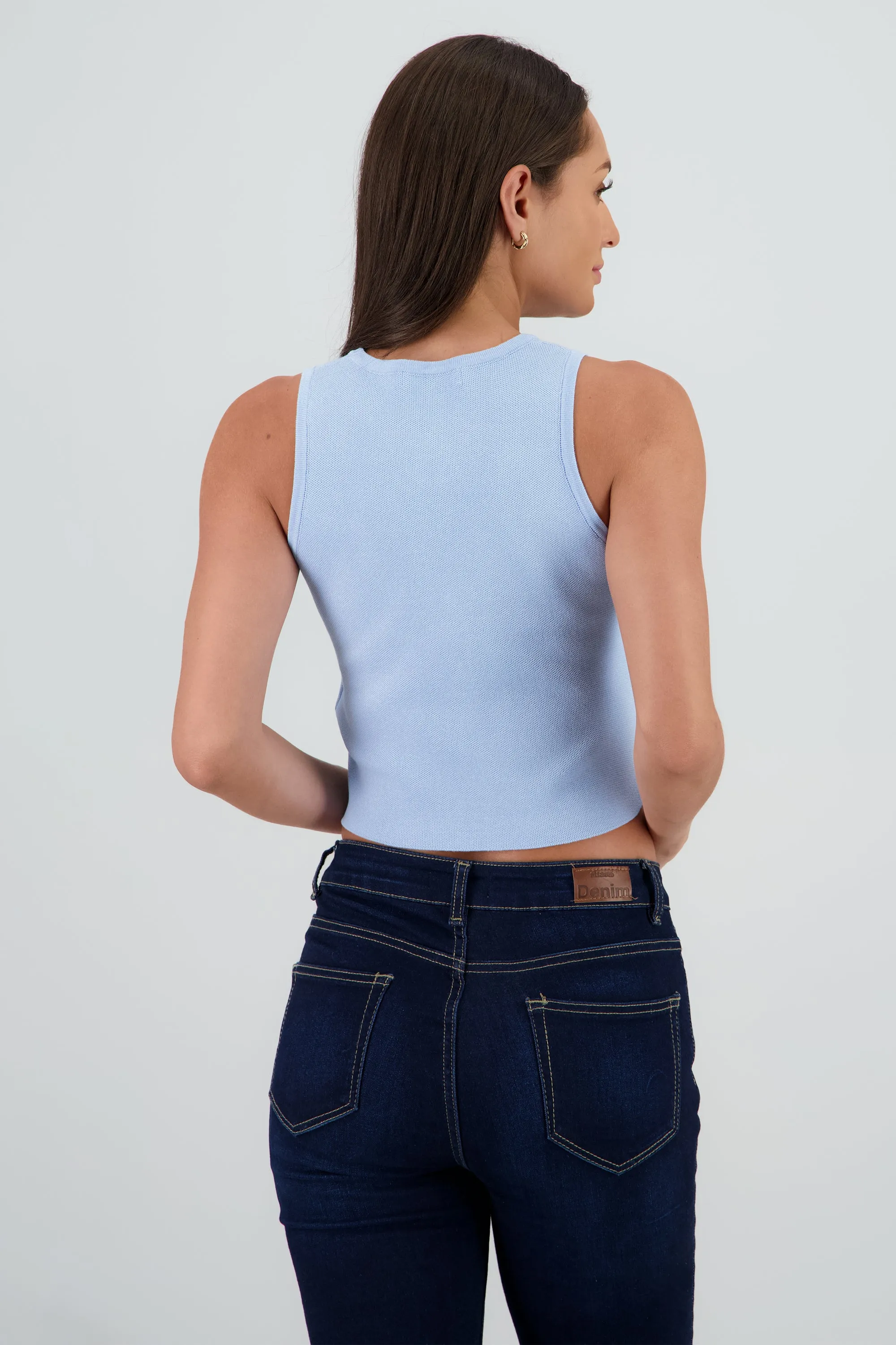 Top corto tejido detalle botones sold by Shasa product image thumbnail 4