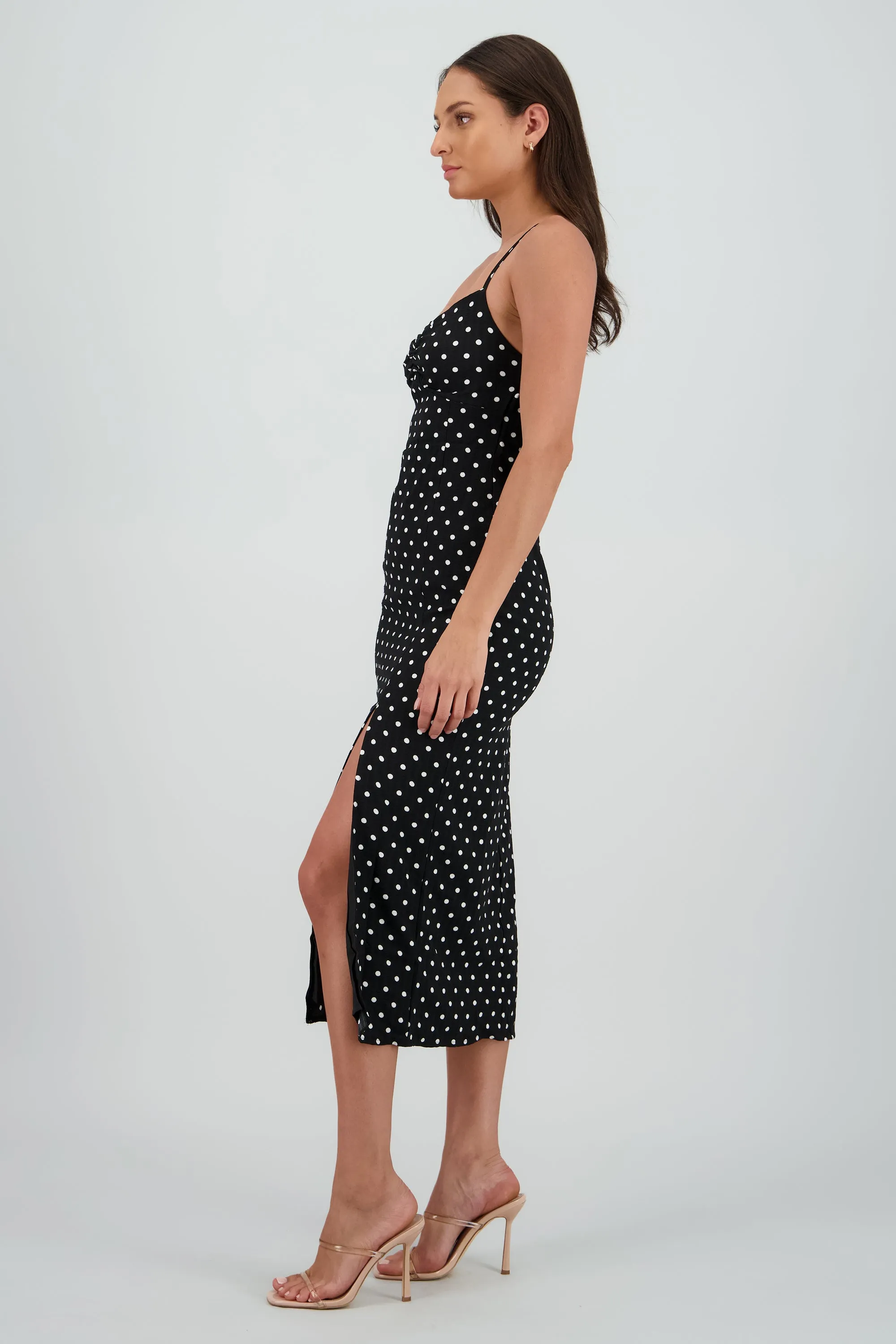 Vestido maxi polka detalle espalda sold by Shasa product image thumbnail 3