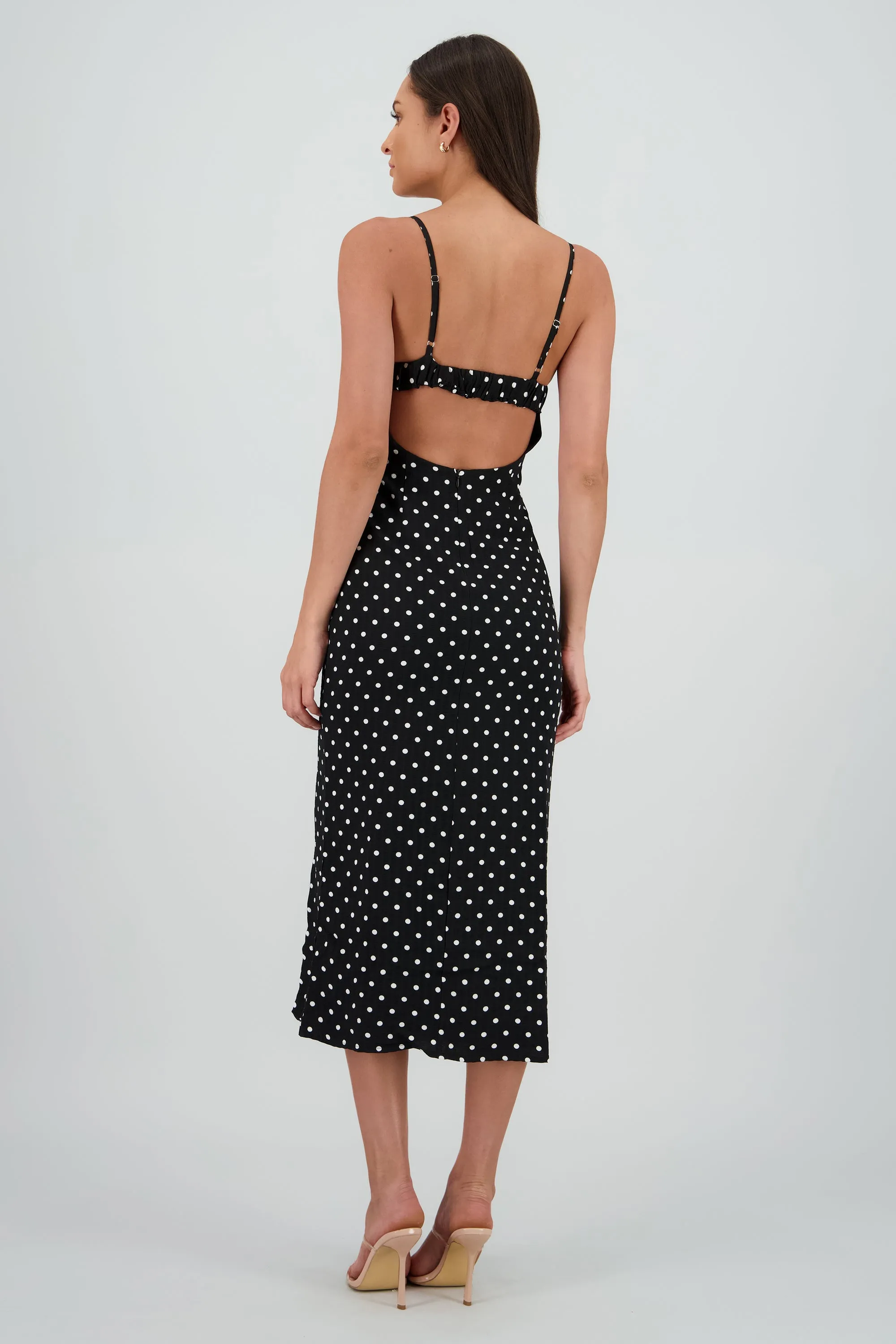 Vestido maxi polka detalle espalda sold by Shasa product image thumbnail 4