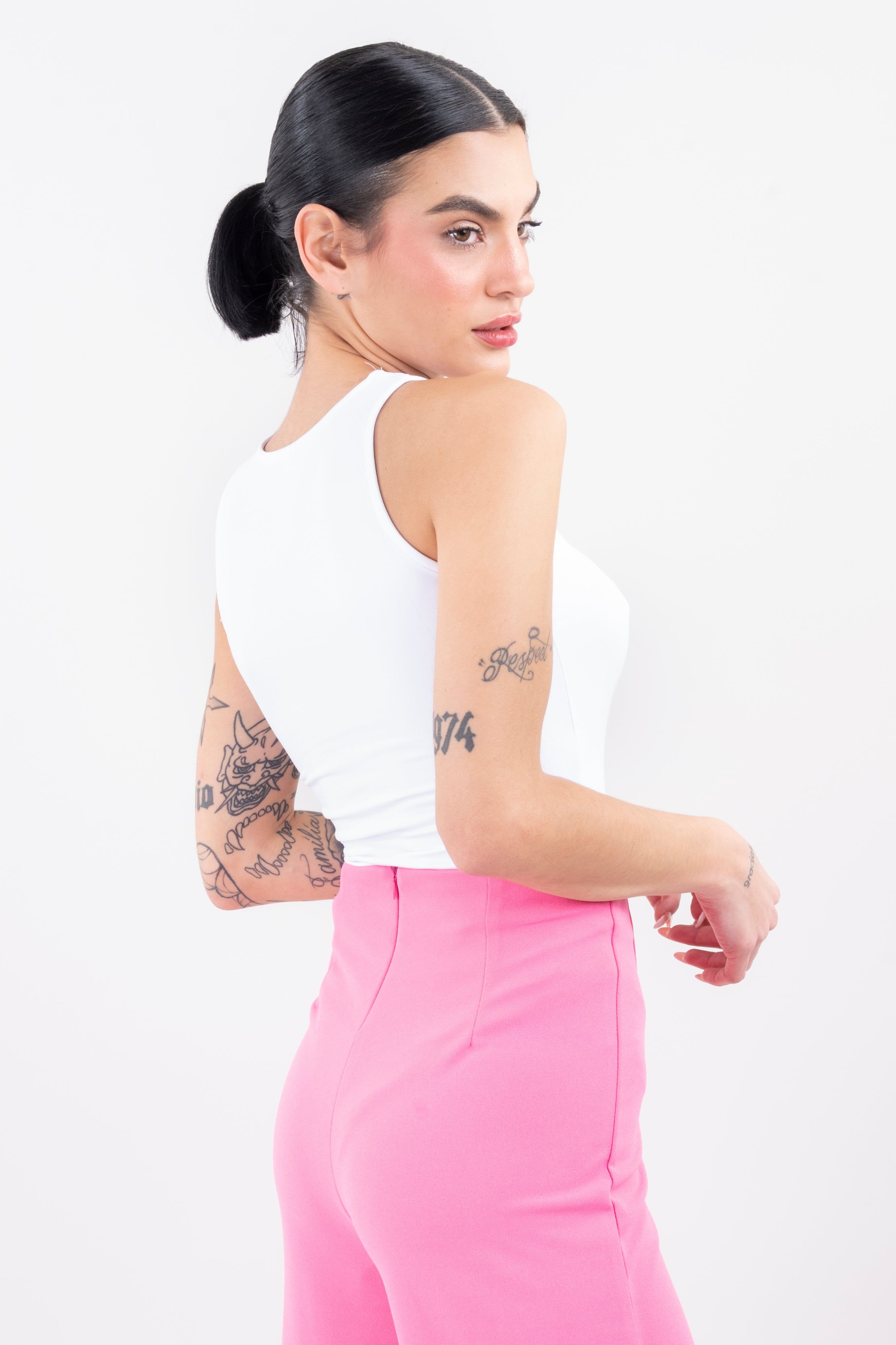 Bodysuit liso cuello redondo sold by Shasa product image thumbnail 3