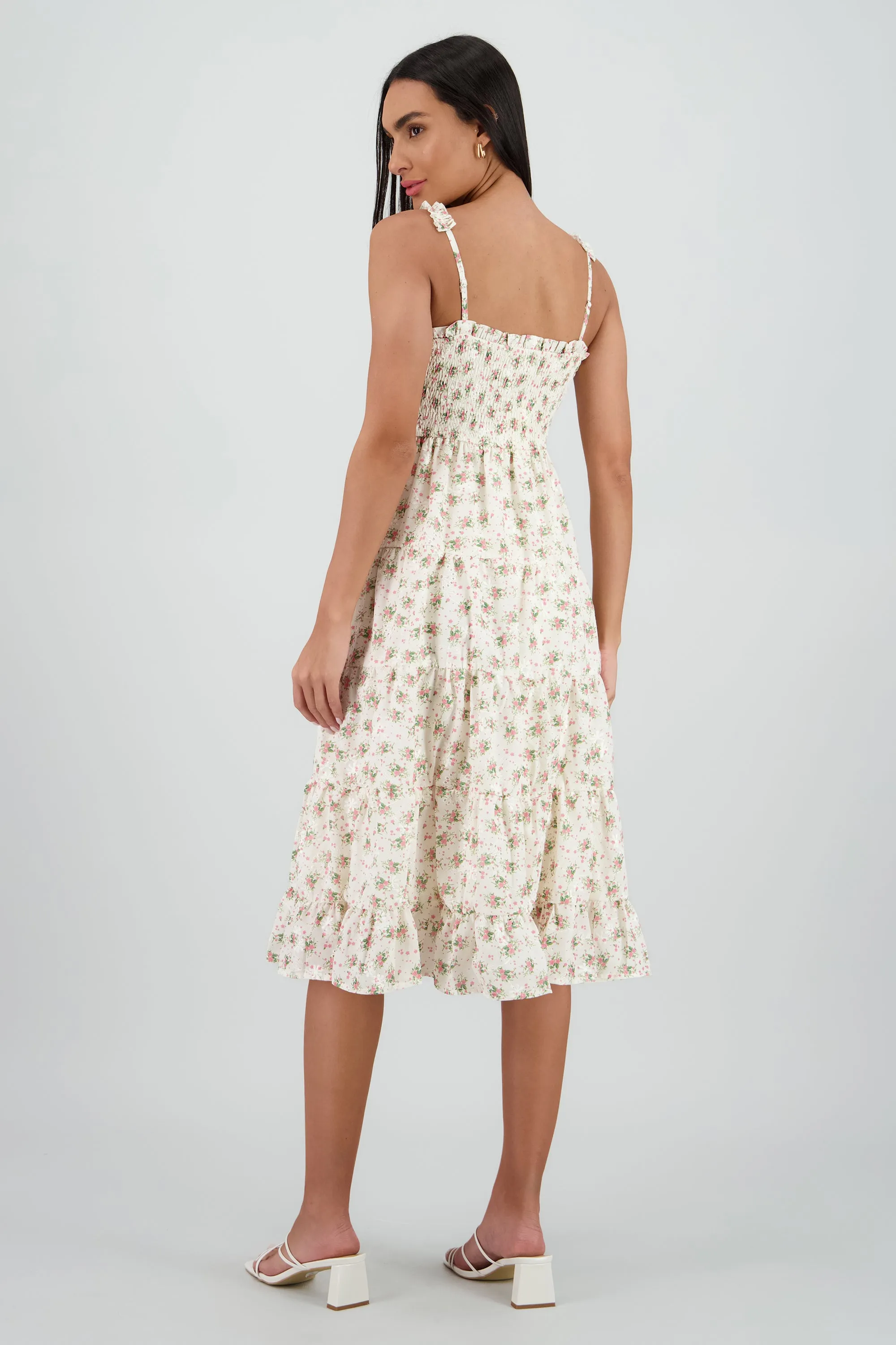 Vestido maxi bordado flores sold by Shasa product image thumbnail 4