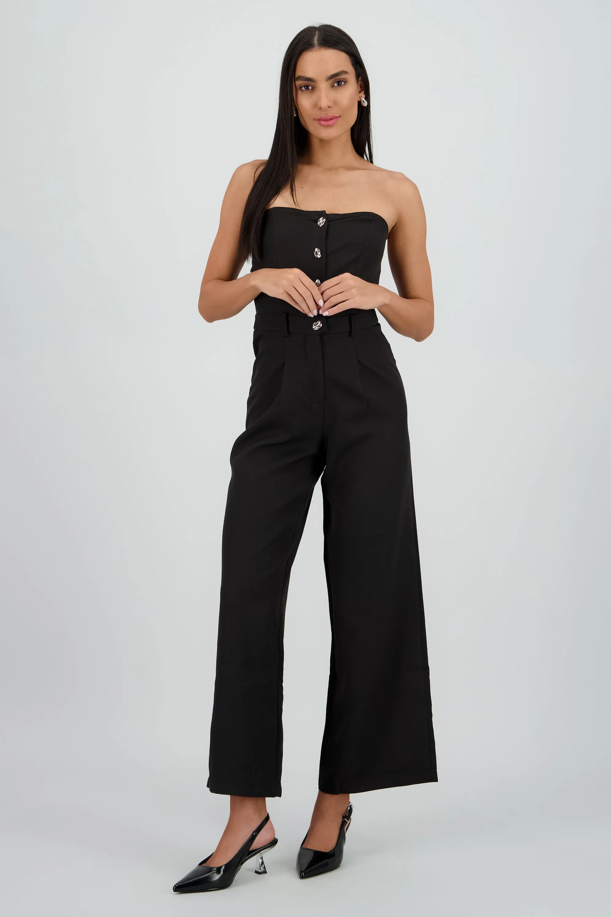 Jumpsuit con detalle de botones liso sold by Shasa product image thumbnail 2