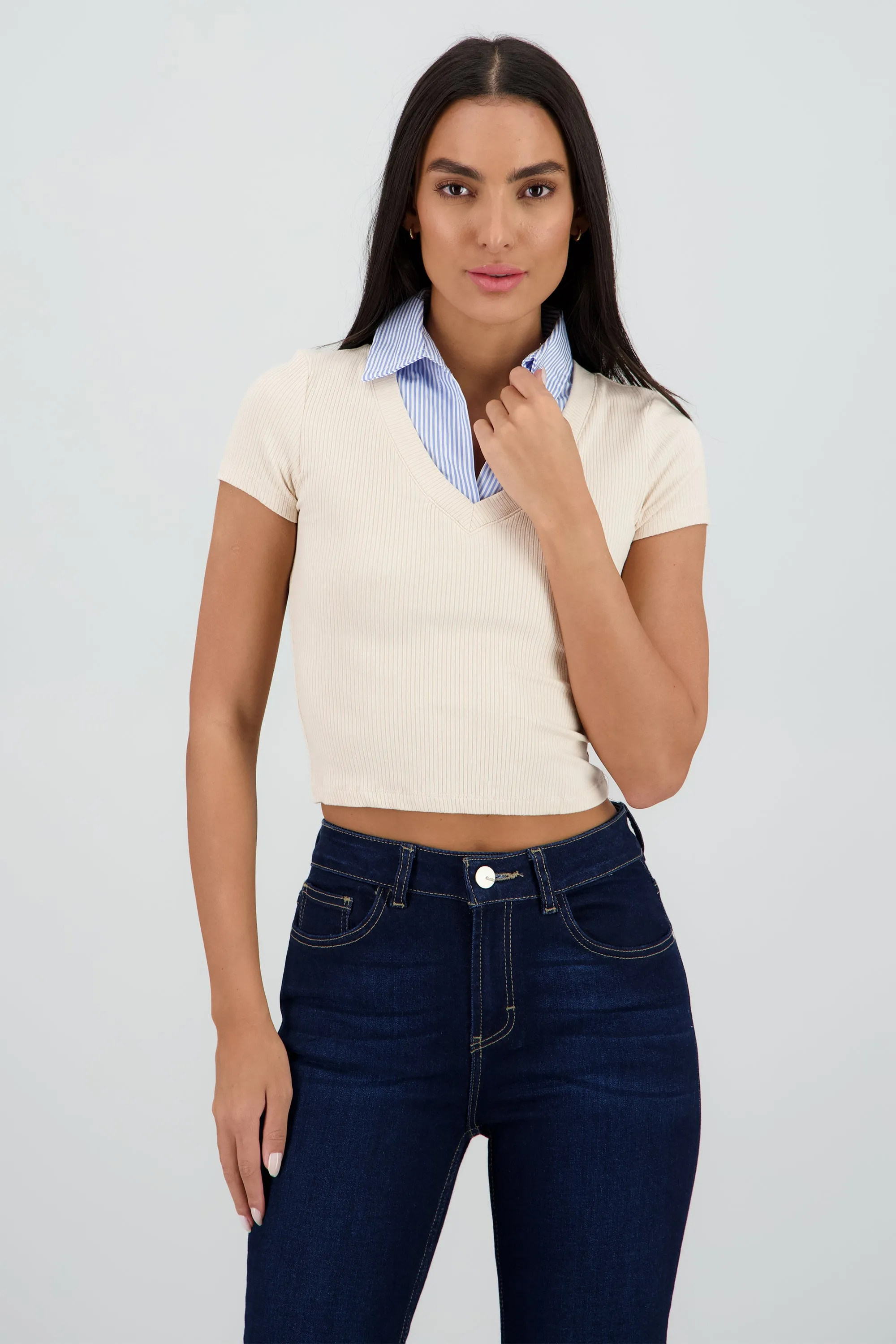 Top polo manga corta sold by Shasa product image thumbnail 2