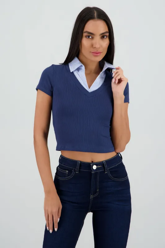 Top polo manga corta sold by Shasa