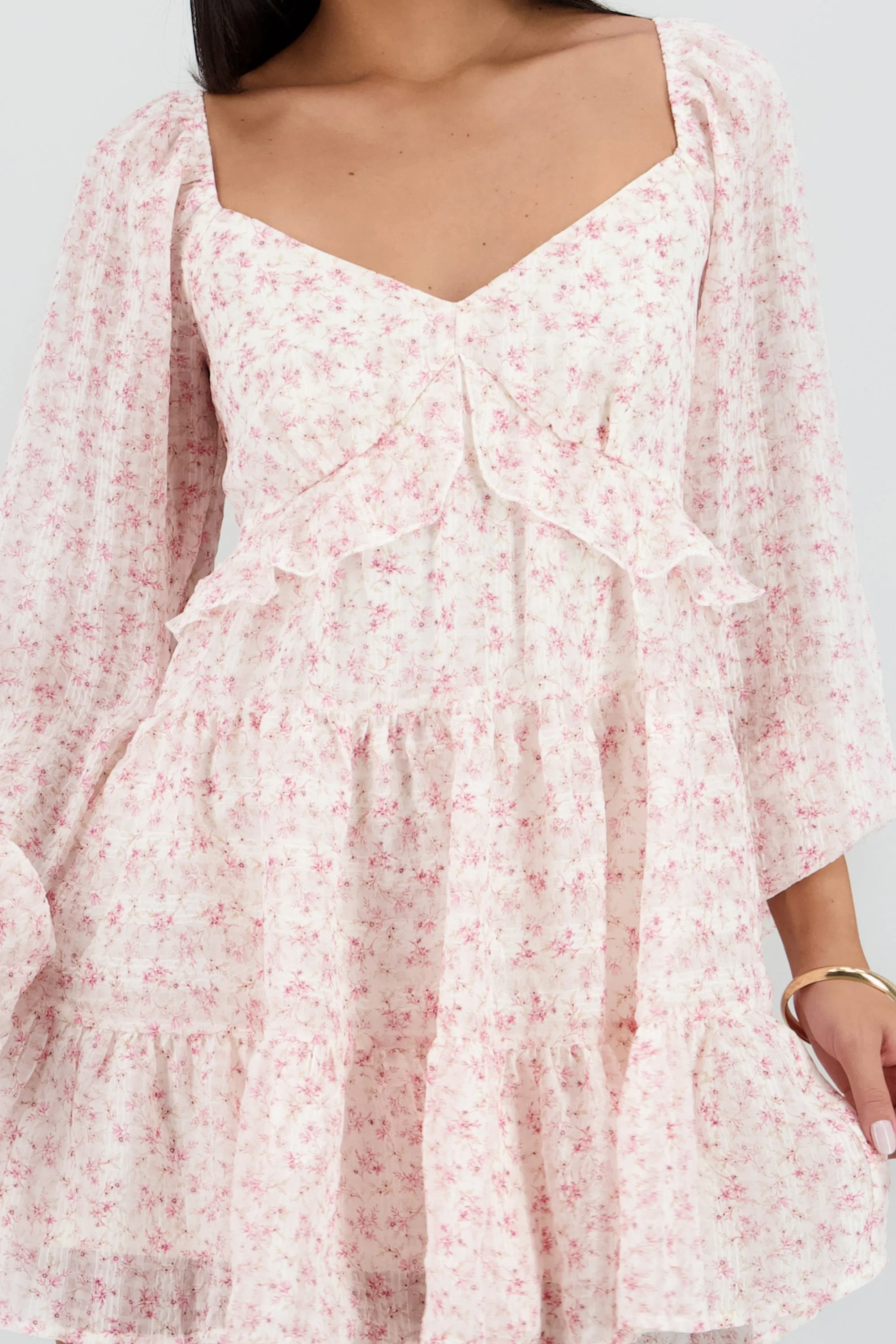 Vestido manga larga ligero olan sold by Shasa product image thumbnail 5