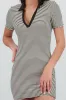 Vetsido mini cuello polo rayas sold by Shasa