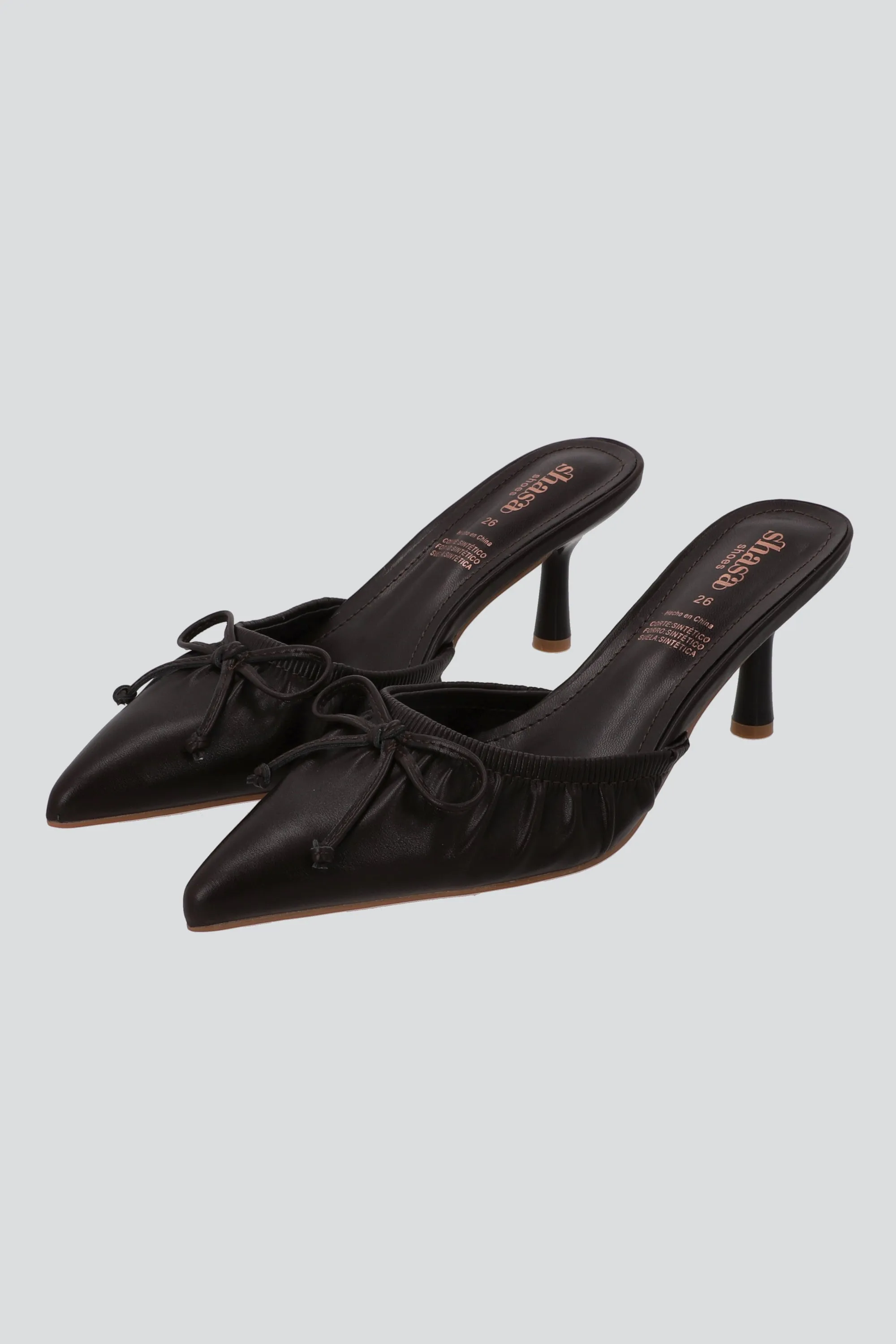 Tacon pointy plisado moño sold by Shasa product image thumbnail 3