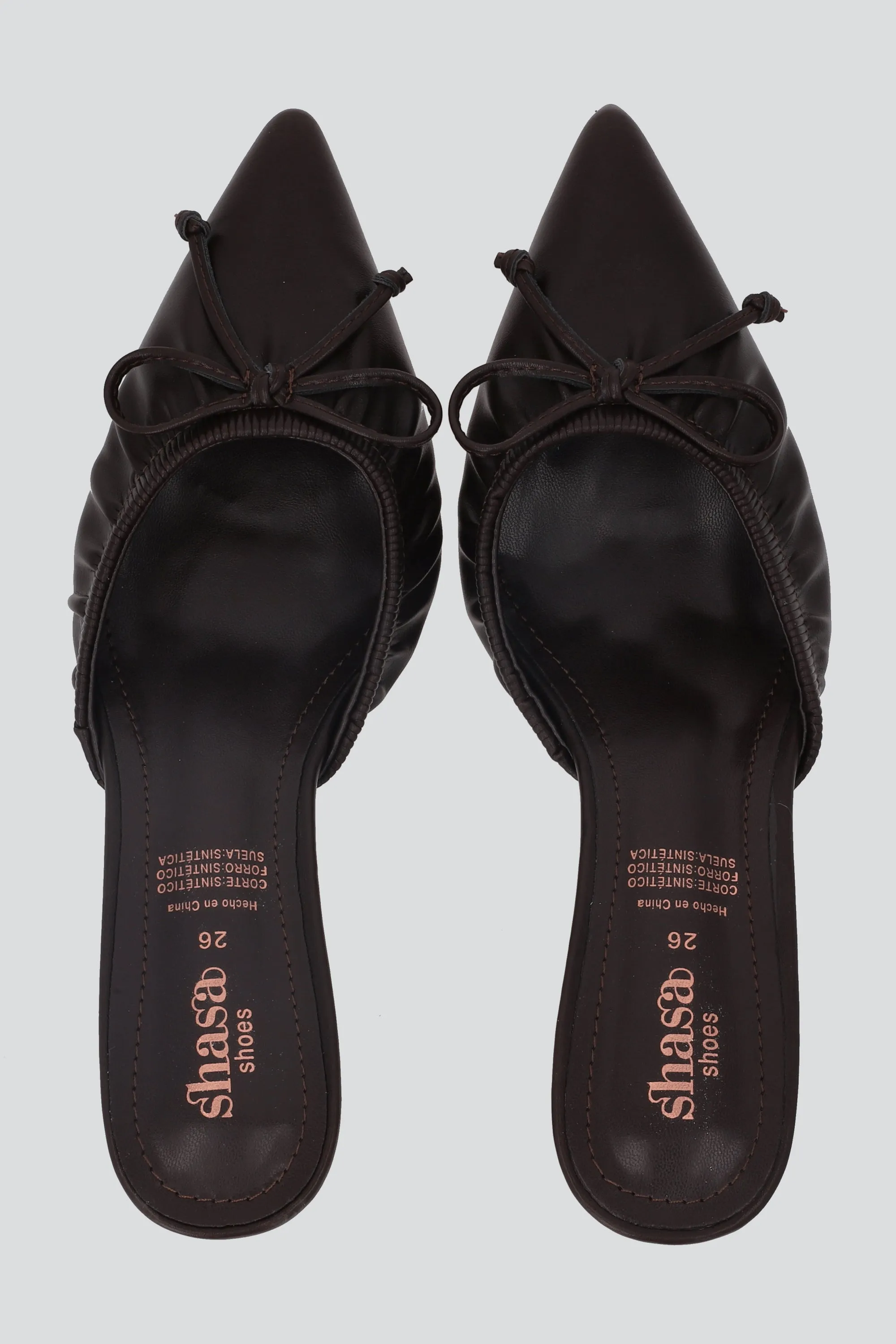 Tacon pointy plisado moño sold by Shasa product image thumbnail 4