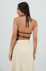 Body halter textura tiras sold by Shasa