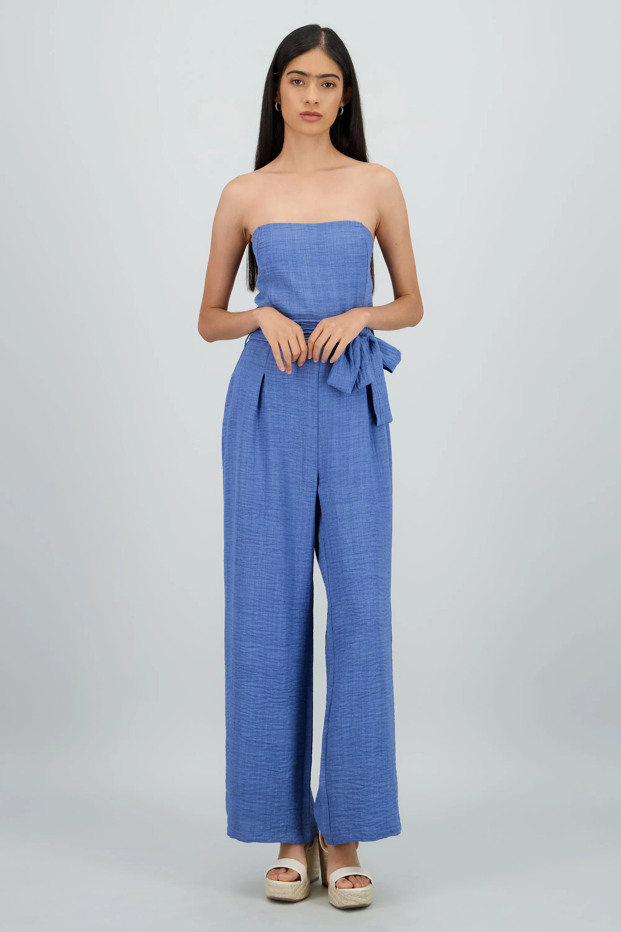 Jumpsuit strapples ligero detalle lazo sold by Shasa product image thumbnail 2