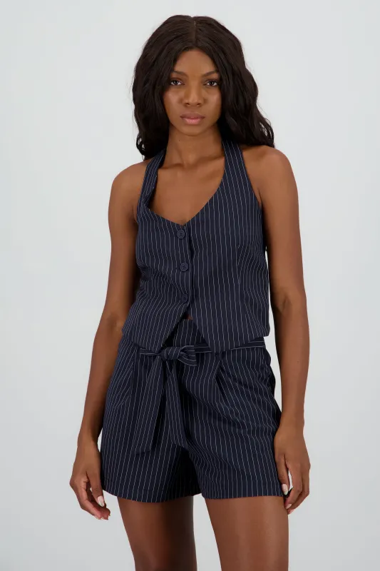 Chaleco halter rayas sold by Shasa