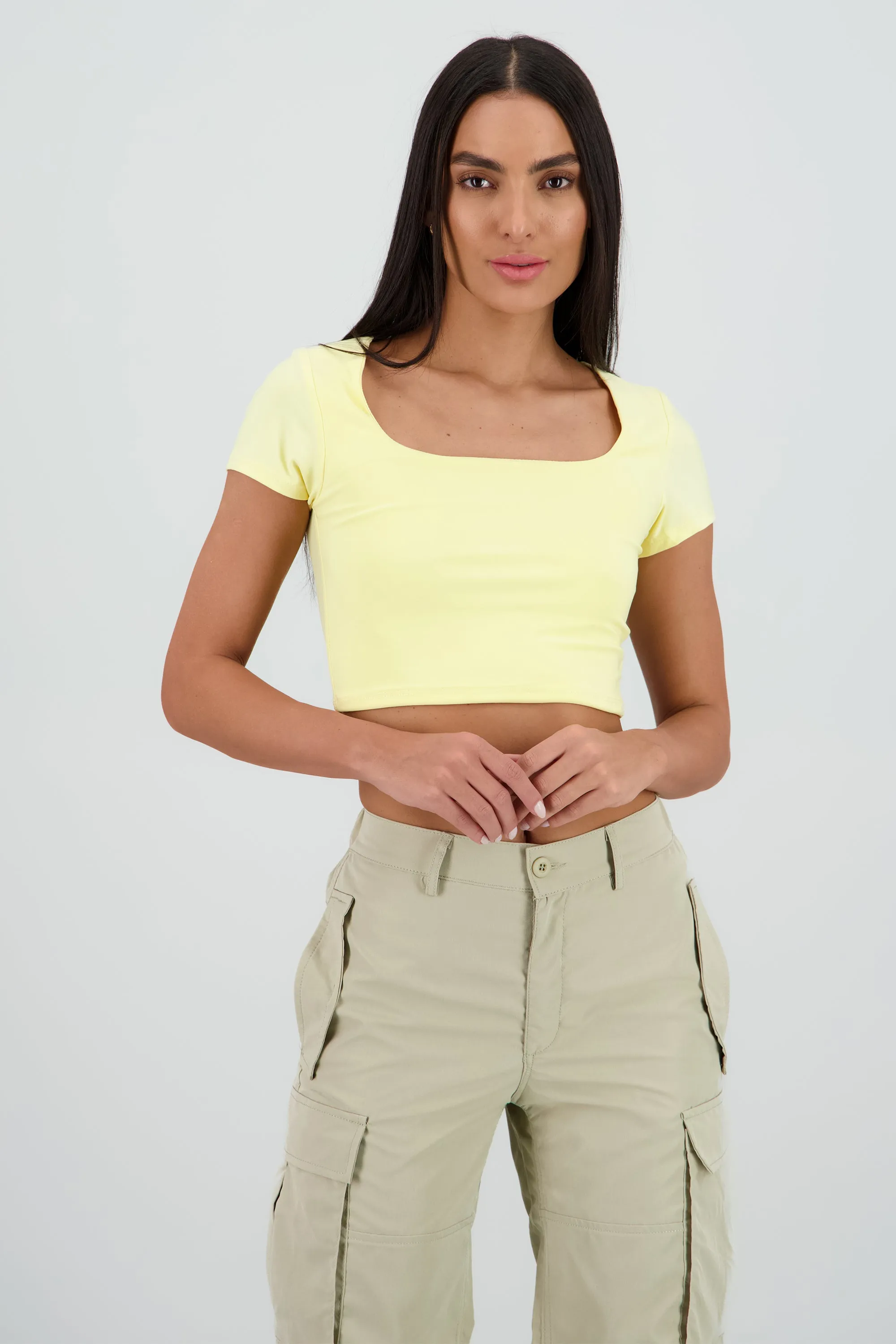 Top manga corta escote cuadrado sold by Shasa product image thumbnail 2