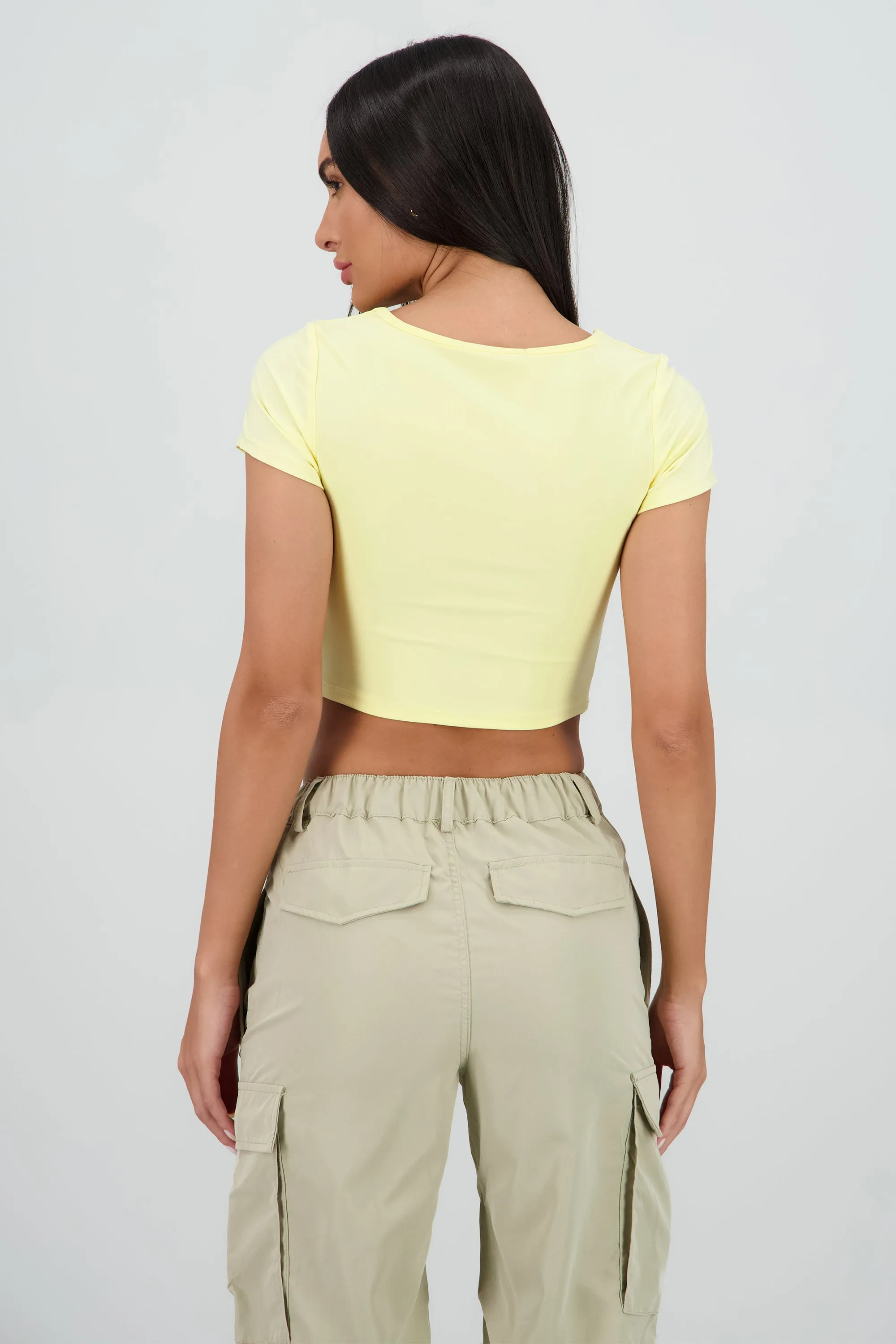 Top manga corta escote cuadrado sold by Shasa product image thumbnail 4