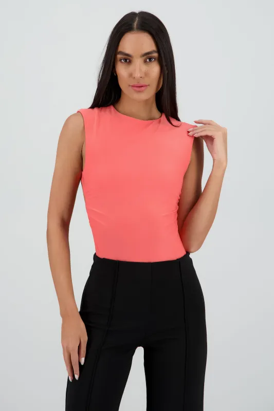 Body sin manga cuello redondo sold by Shasa