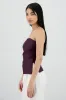 Top tubo con dobles escote sold by Shasa