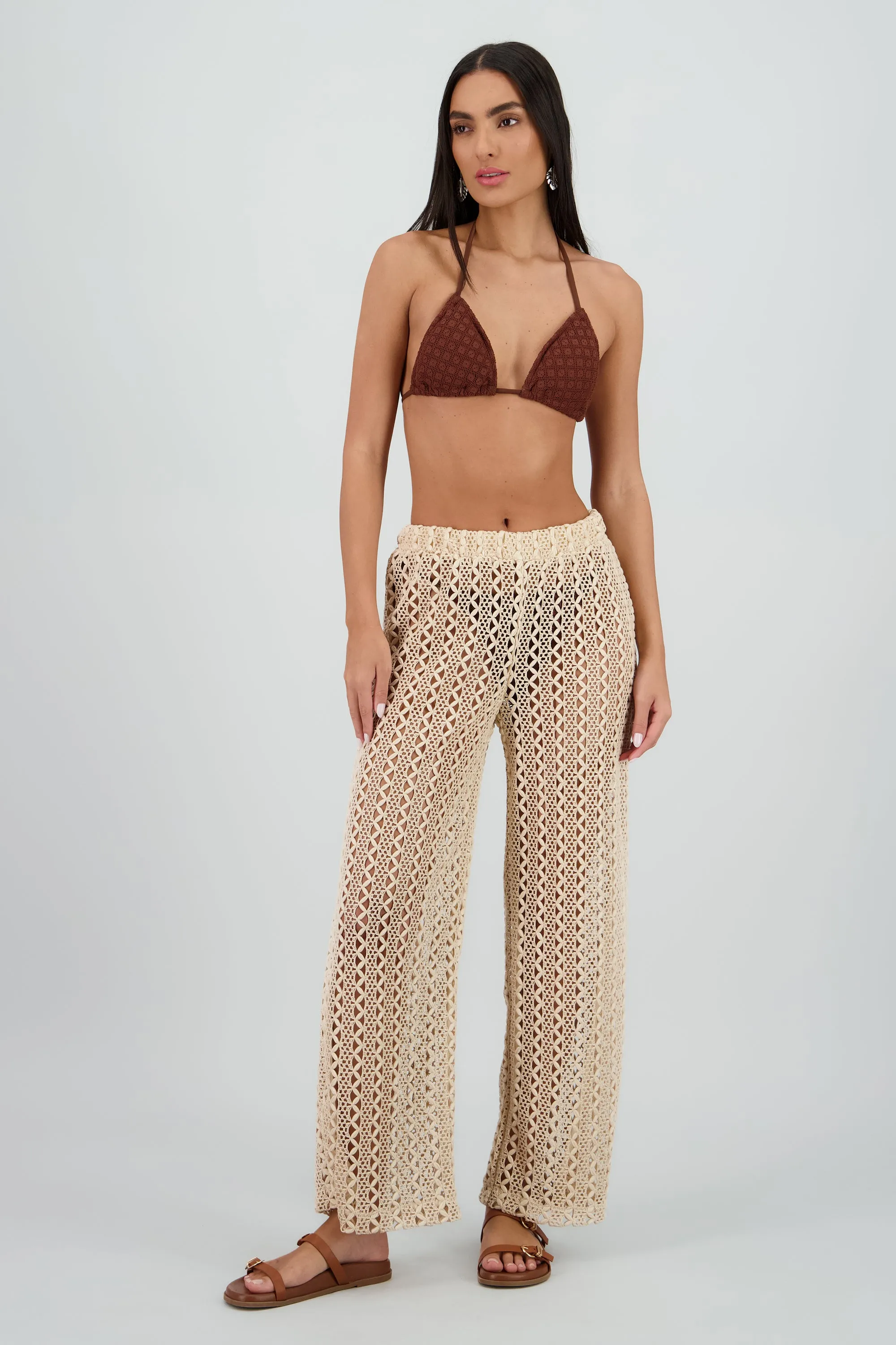 Pantalon salida de baño tipo crochet sold by Shasa