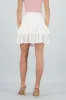 Falda mini doble olan detalle textura sold by Shasa