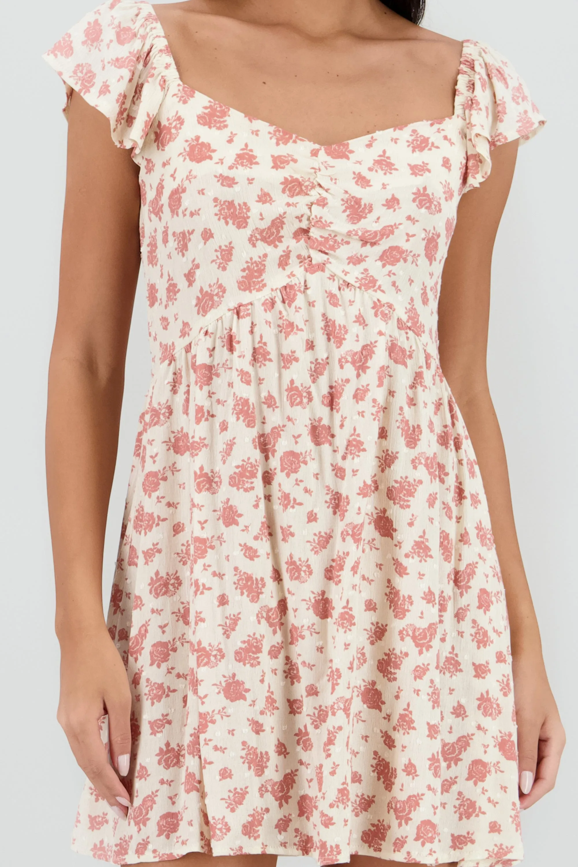 Vestido mini estampado flores textura sold by Shasa product image thumbnail 5