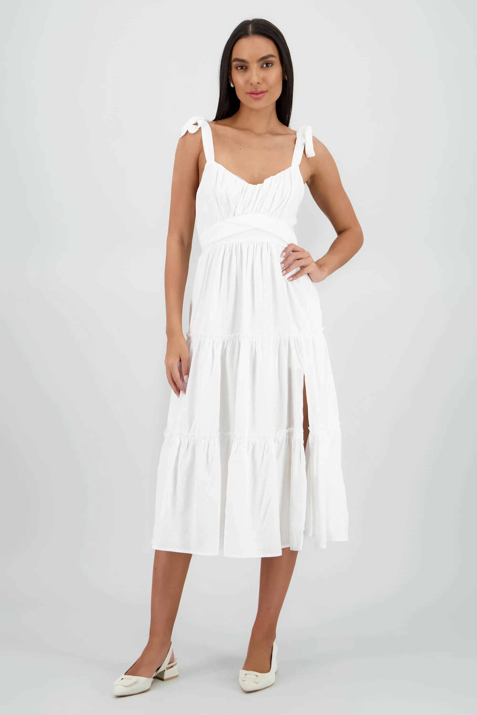 Vestido maxi detalle tirantes amarres sold by Shasa product image thumbnail 2