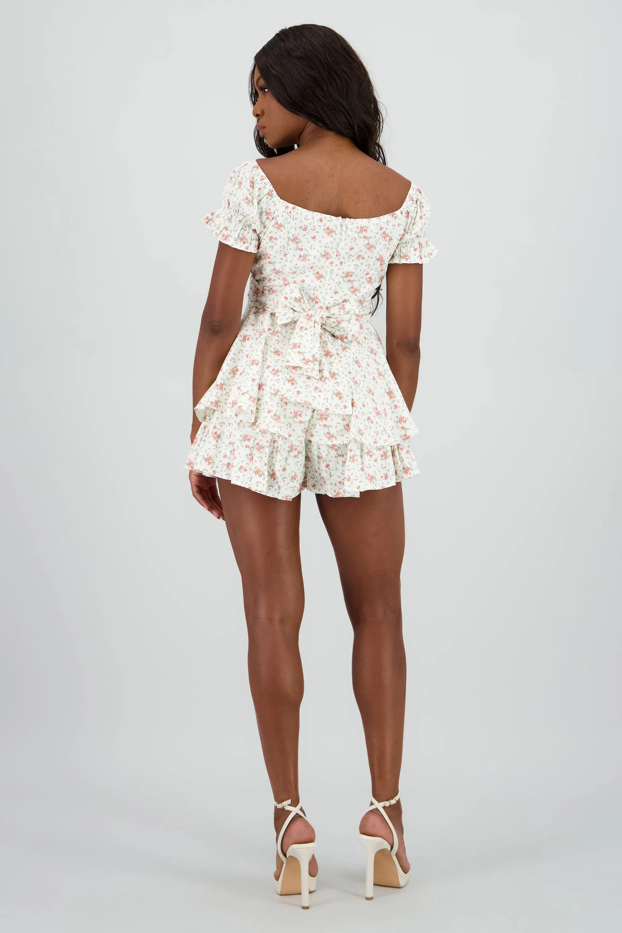 Romper manga corta flores textura sold by Shasa product image thumbnail 4