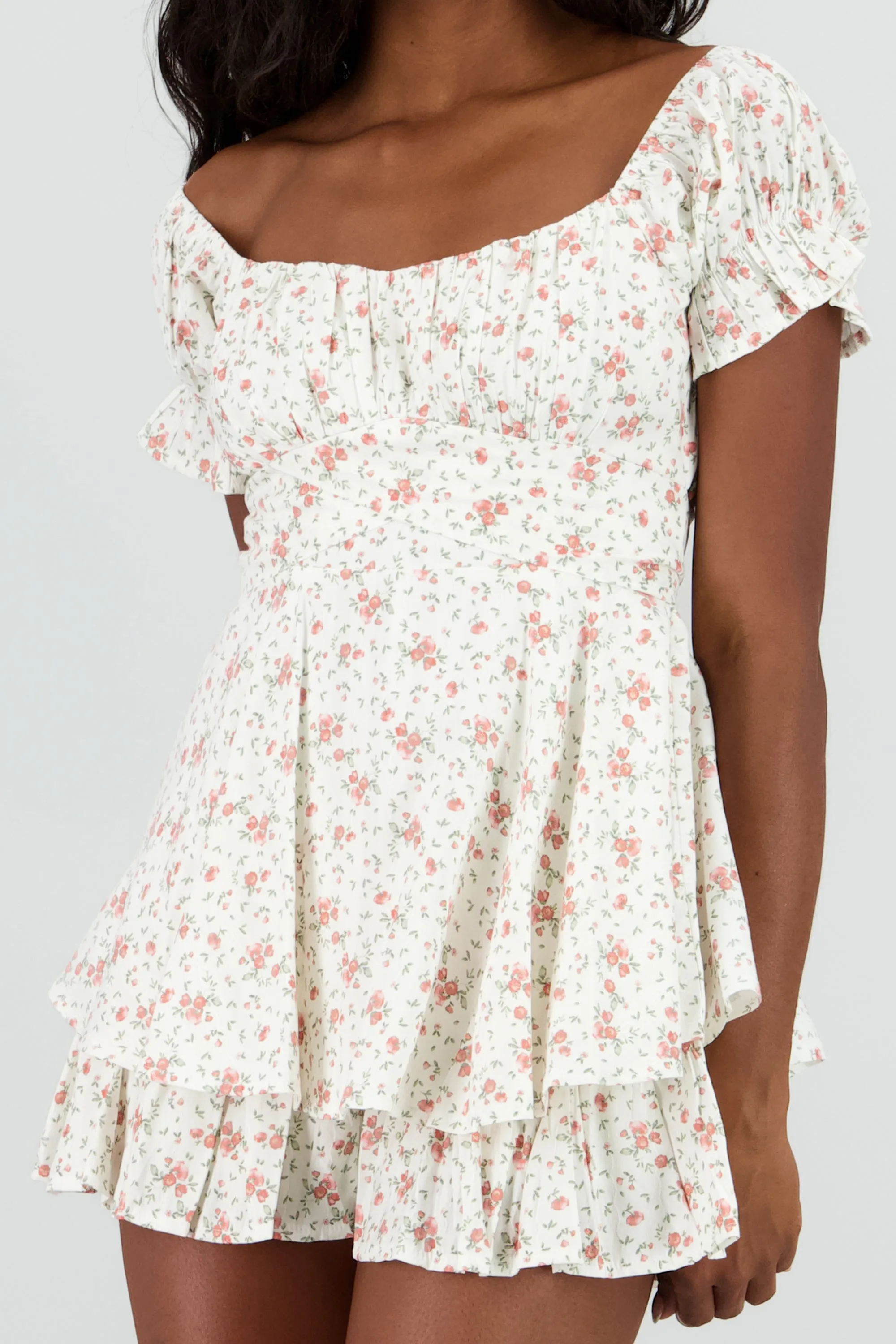 Romper manga corta flores textura sold by Shasa product image thumbnail 5