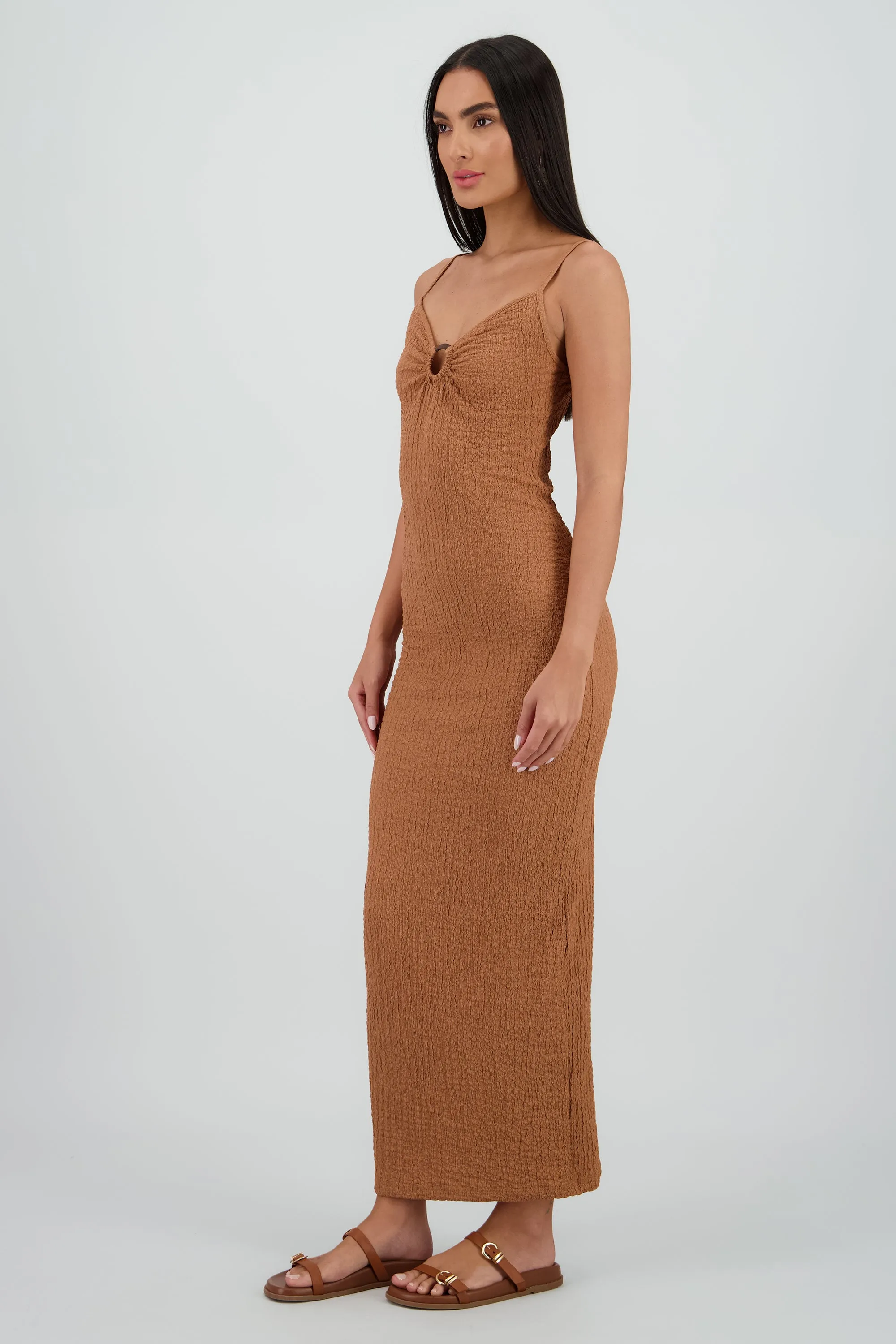 Vestido maxi texturas tirantes aro sold by Shasa product image thumbnail 3