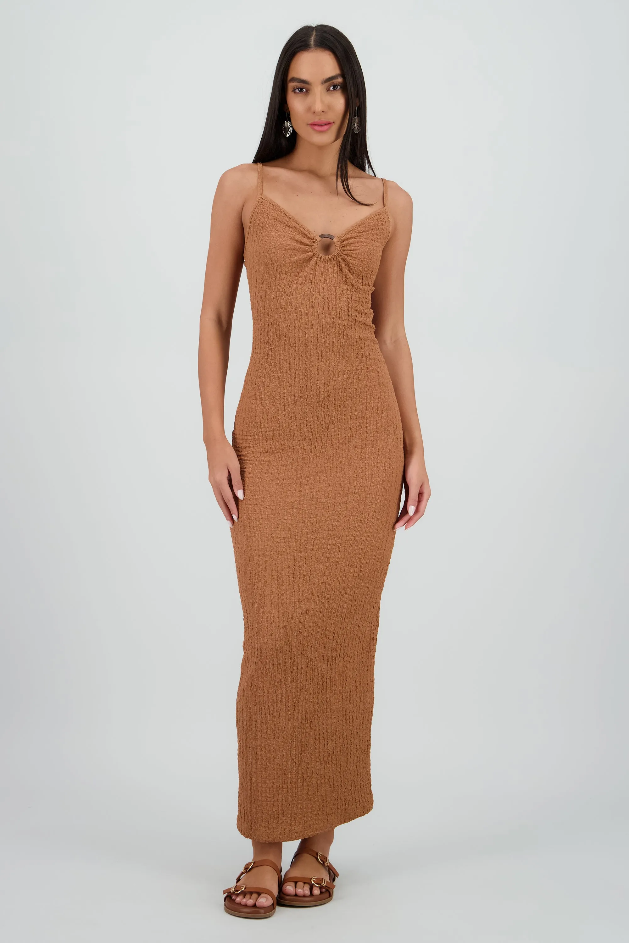 Vestido maxi texturas tirantes aro sold by Shasa product image thumbnail 2