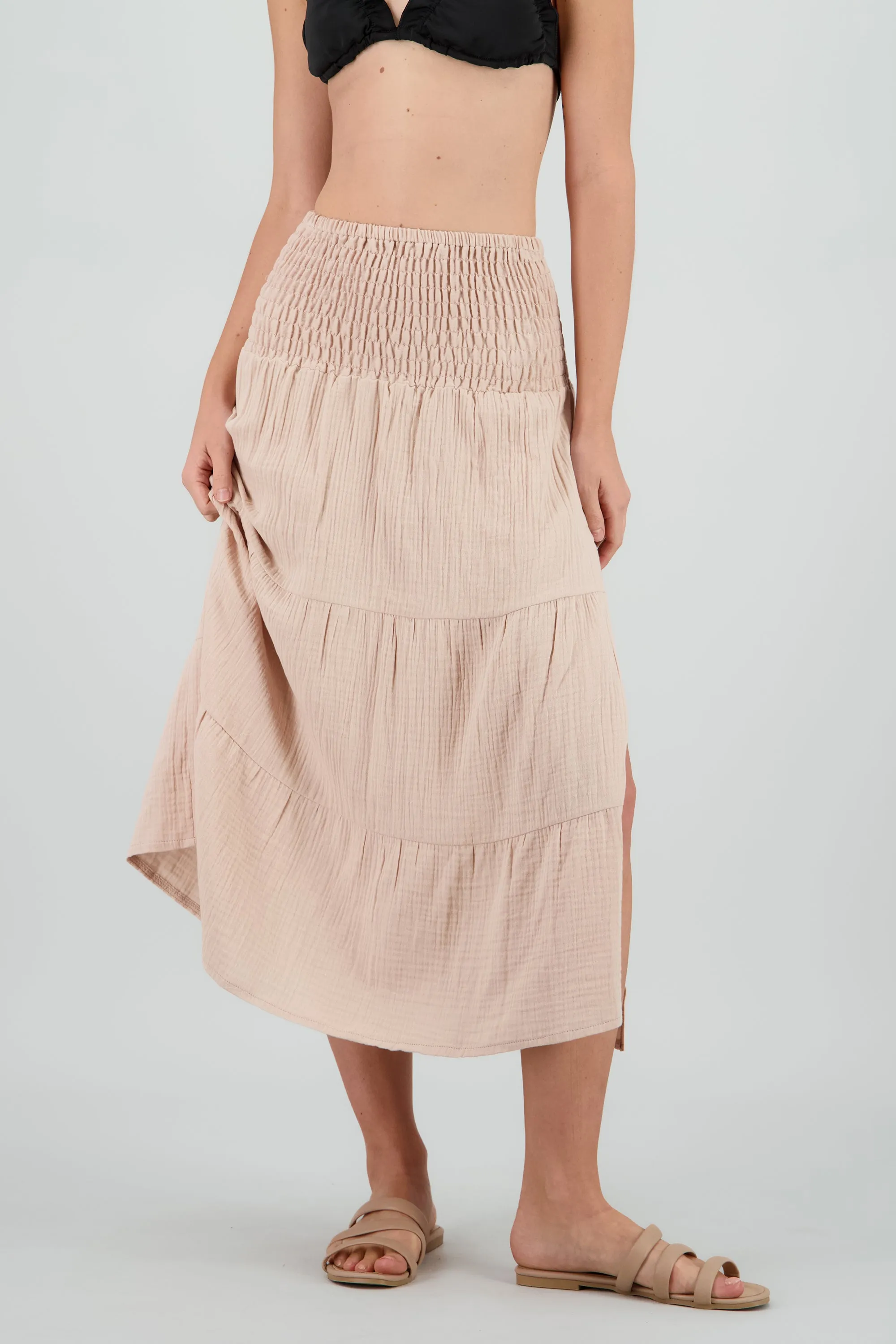 Falda midi abertura ligera sold by Shasa product image thumbnail 2