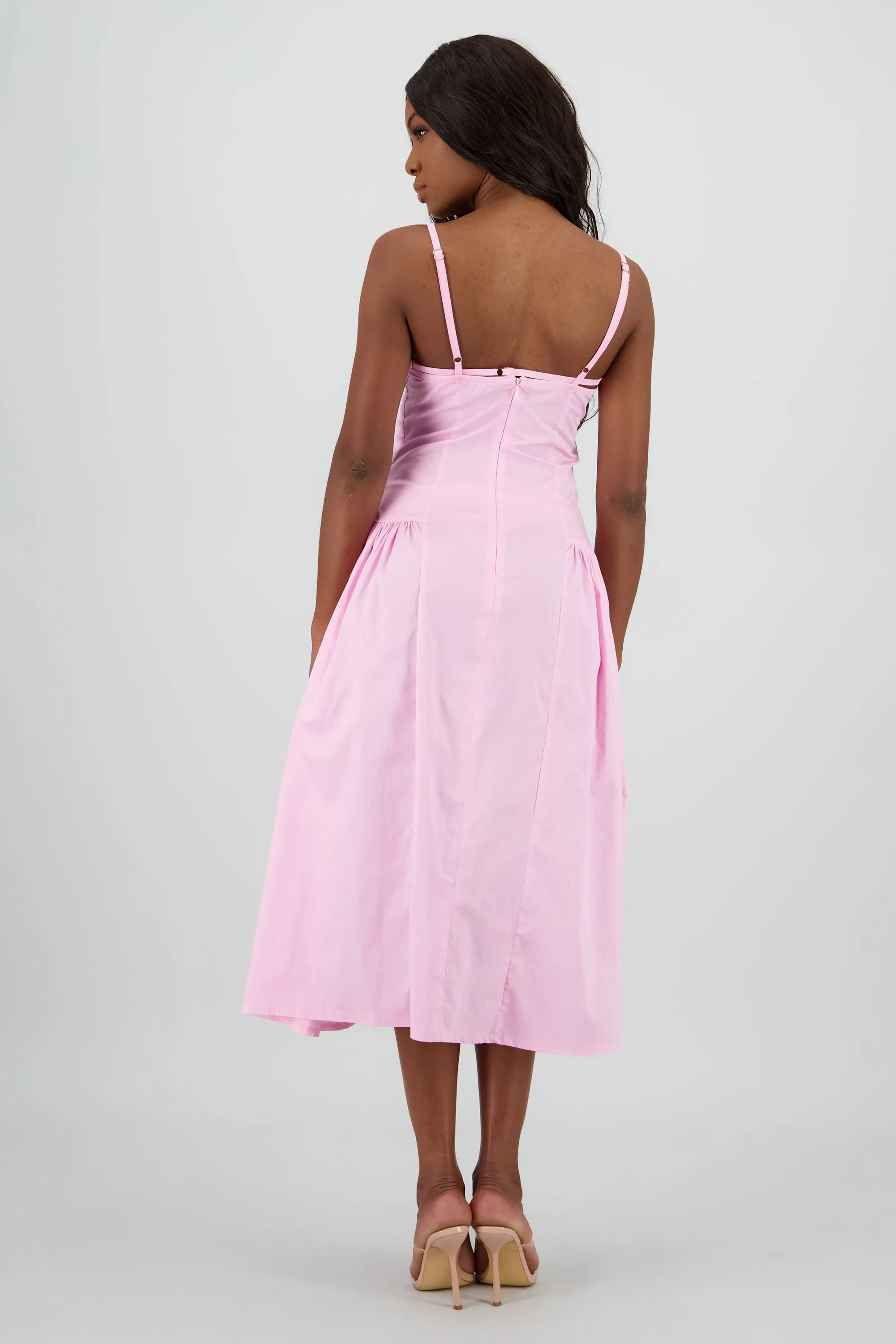 Vestido maxi drop waist frunce sold by Shasa product image thumbnail 4