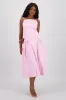 Vestido maxi drop waist frunce sold by Shasa