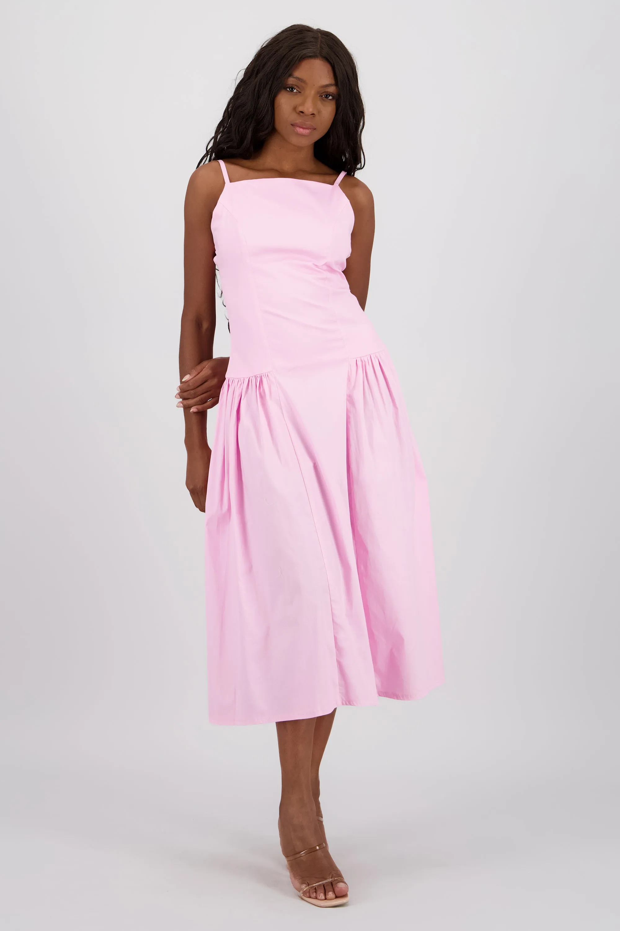 Vestido maxi drop waist frunce sold by Shasa product image thumbnail 2