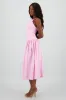 Vestido maxi drop waist frunce sold by Shasa