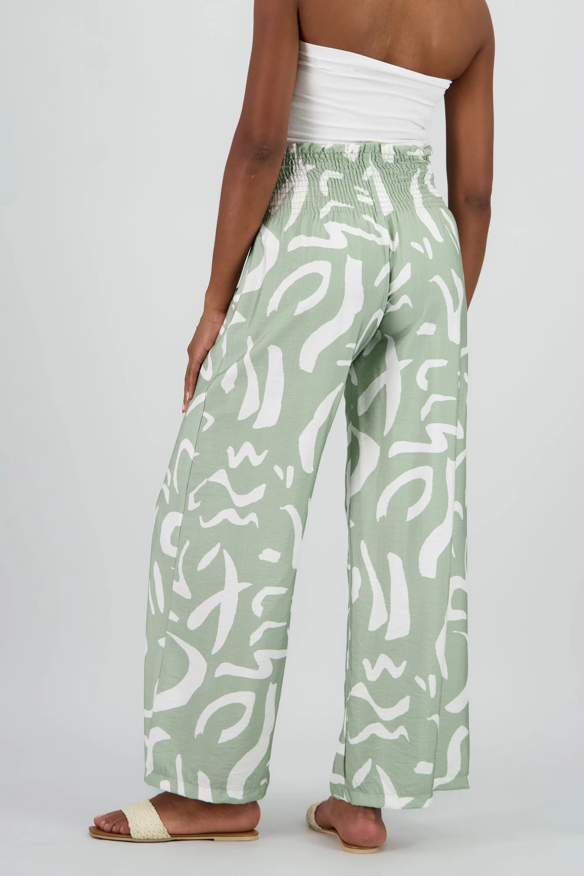 Pantalon estampado abstracto wide leg sold by Shasa product image thumbnail 4
