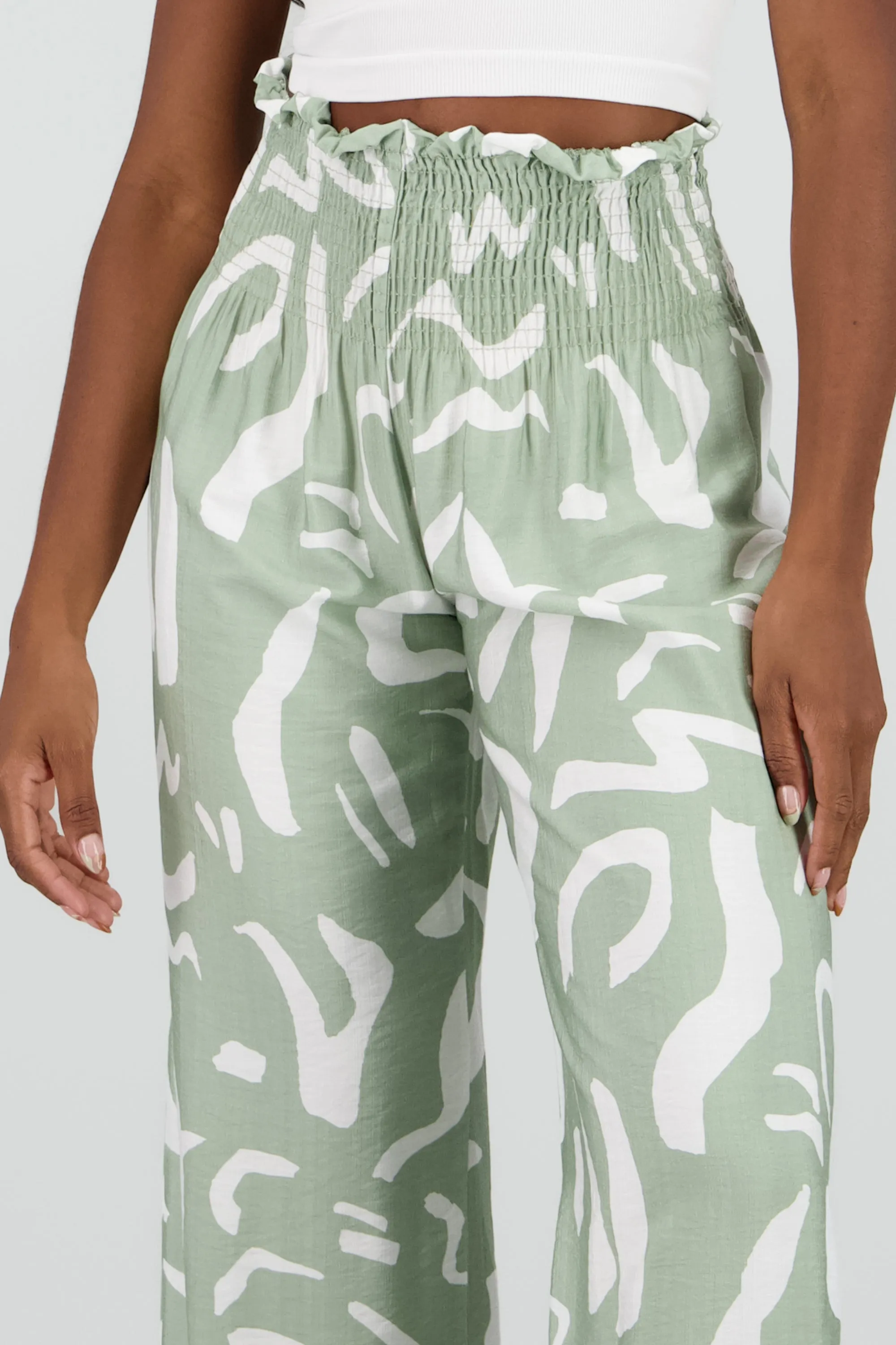 Pantalon estampado abstracto wide leg sold by Shasa product image thumbnail 5