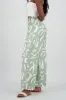 Pantalon estampado abstracto wide leg sold by Shasa