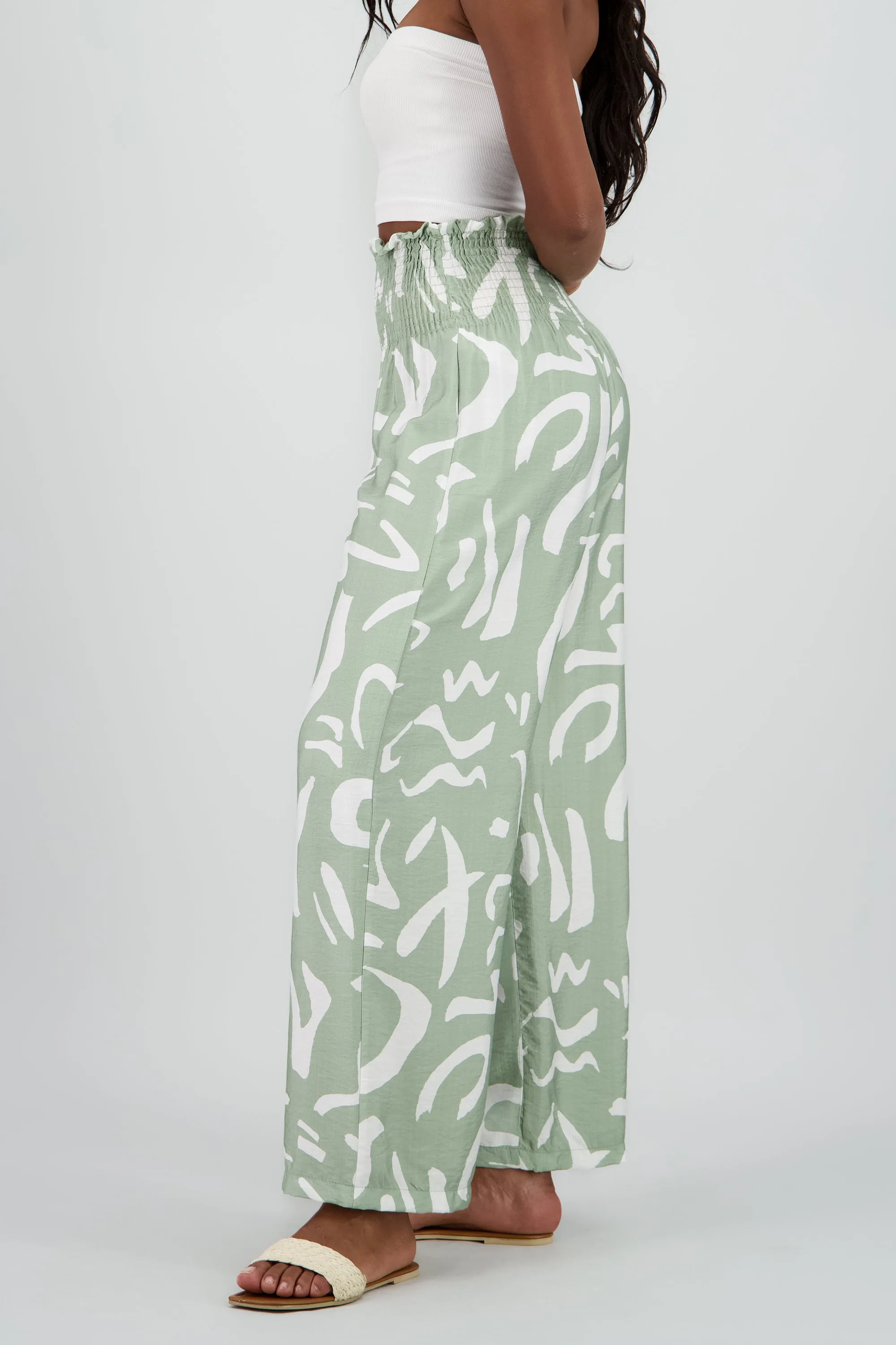 Pantalon estampado abstracto wide leg sold by Shasa product image thumbnail 3