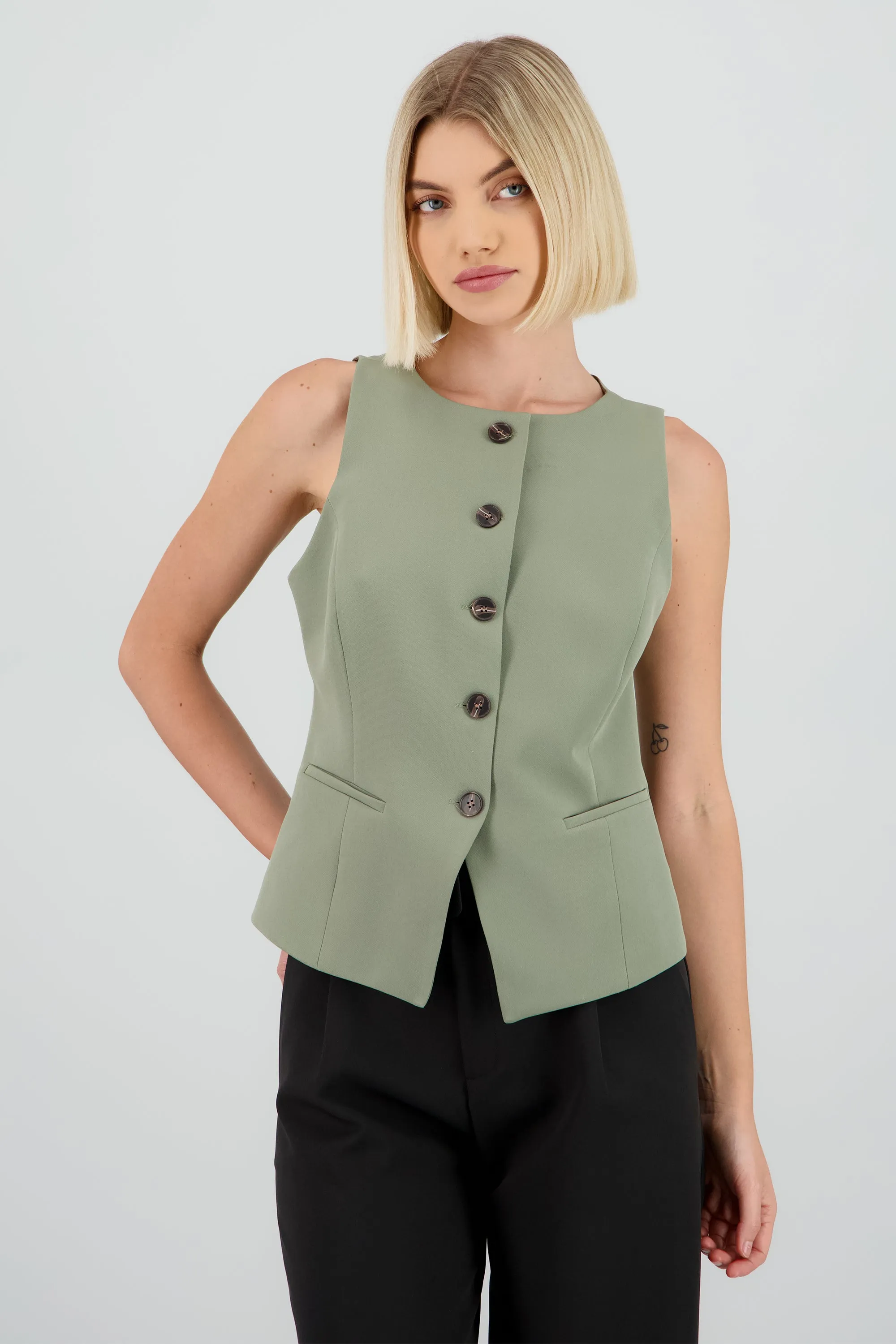 Chaleco largo sastre con botones Hypsters sold by Shasa product image thumbnail 2