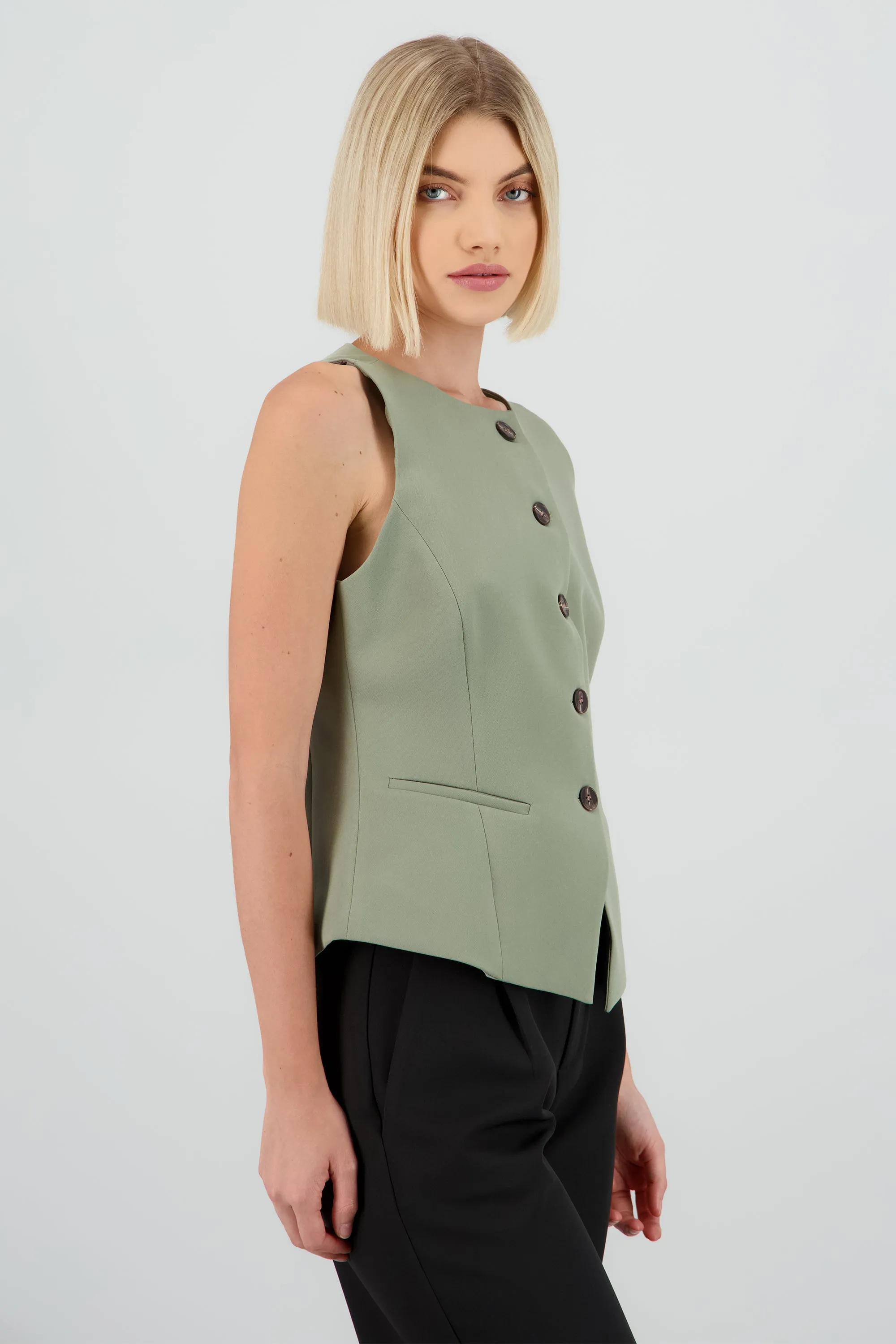 Chaleco largo sastre con botones Hypsters sold by Shasa product image thumbnail 3