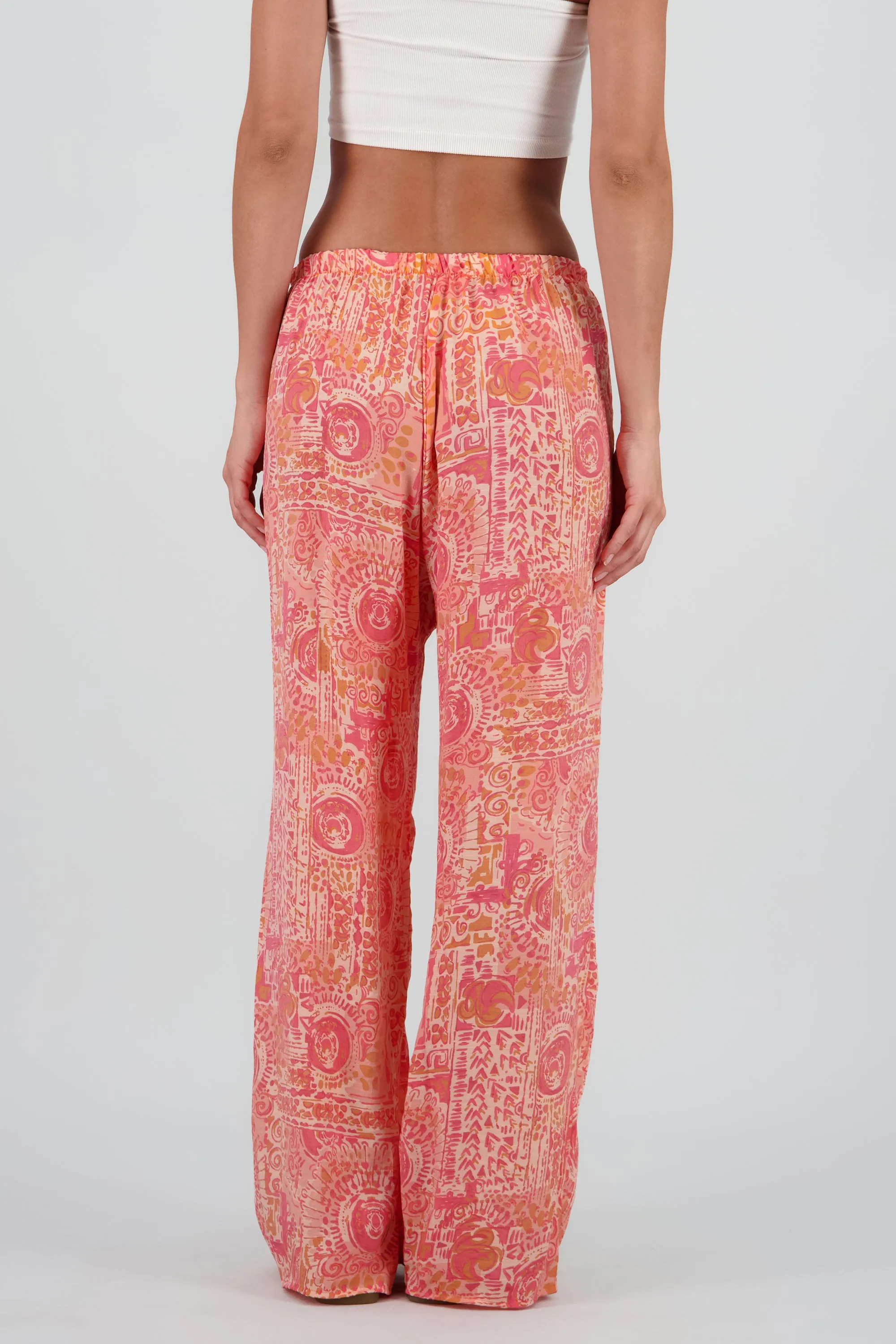 Pantalon amplio estampado lino sold by Shasa product image thumbnail 4